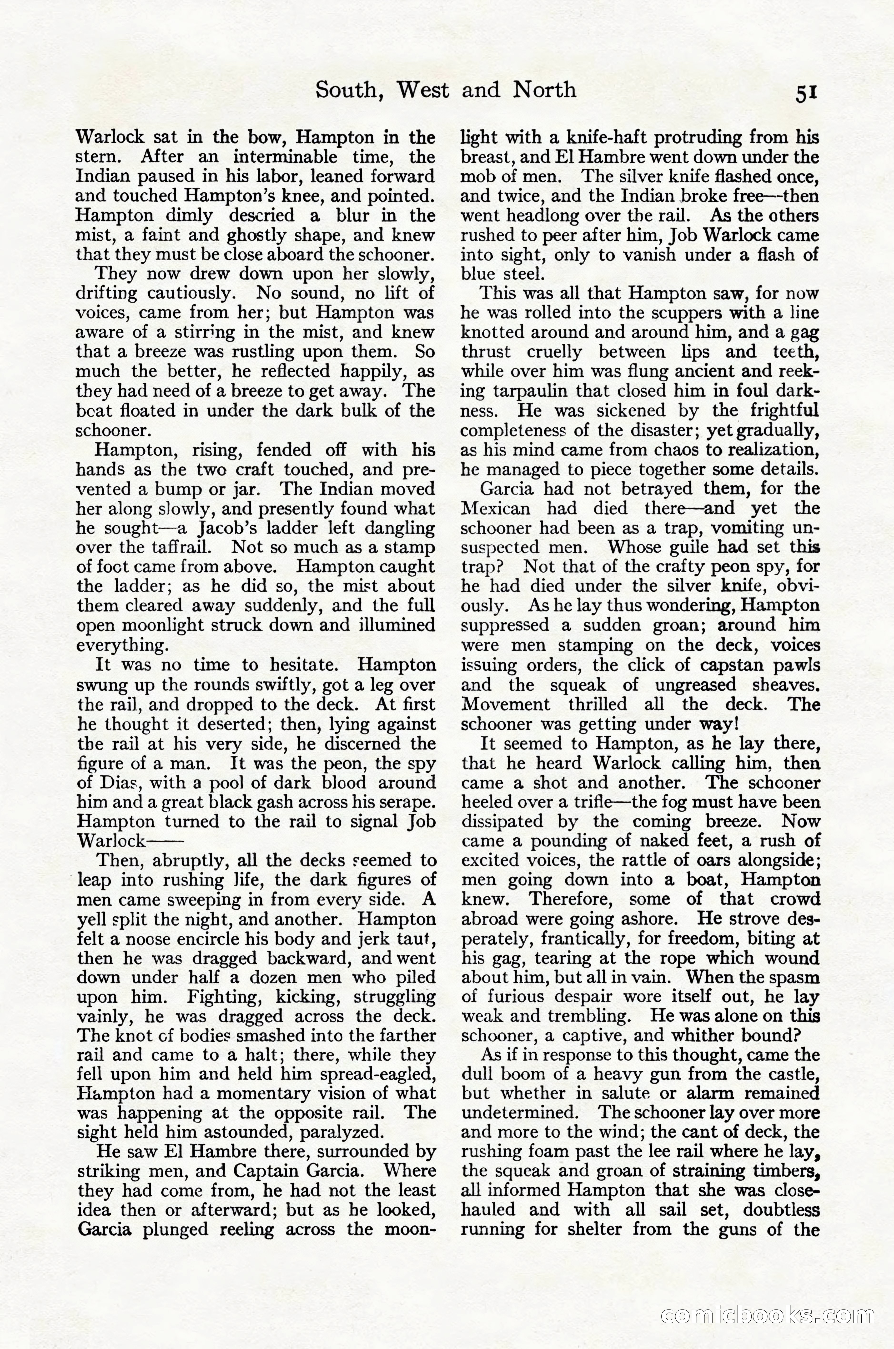 Adventure Magazine Cover, October 30, 1924 — page 61 of 204