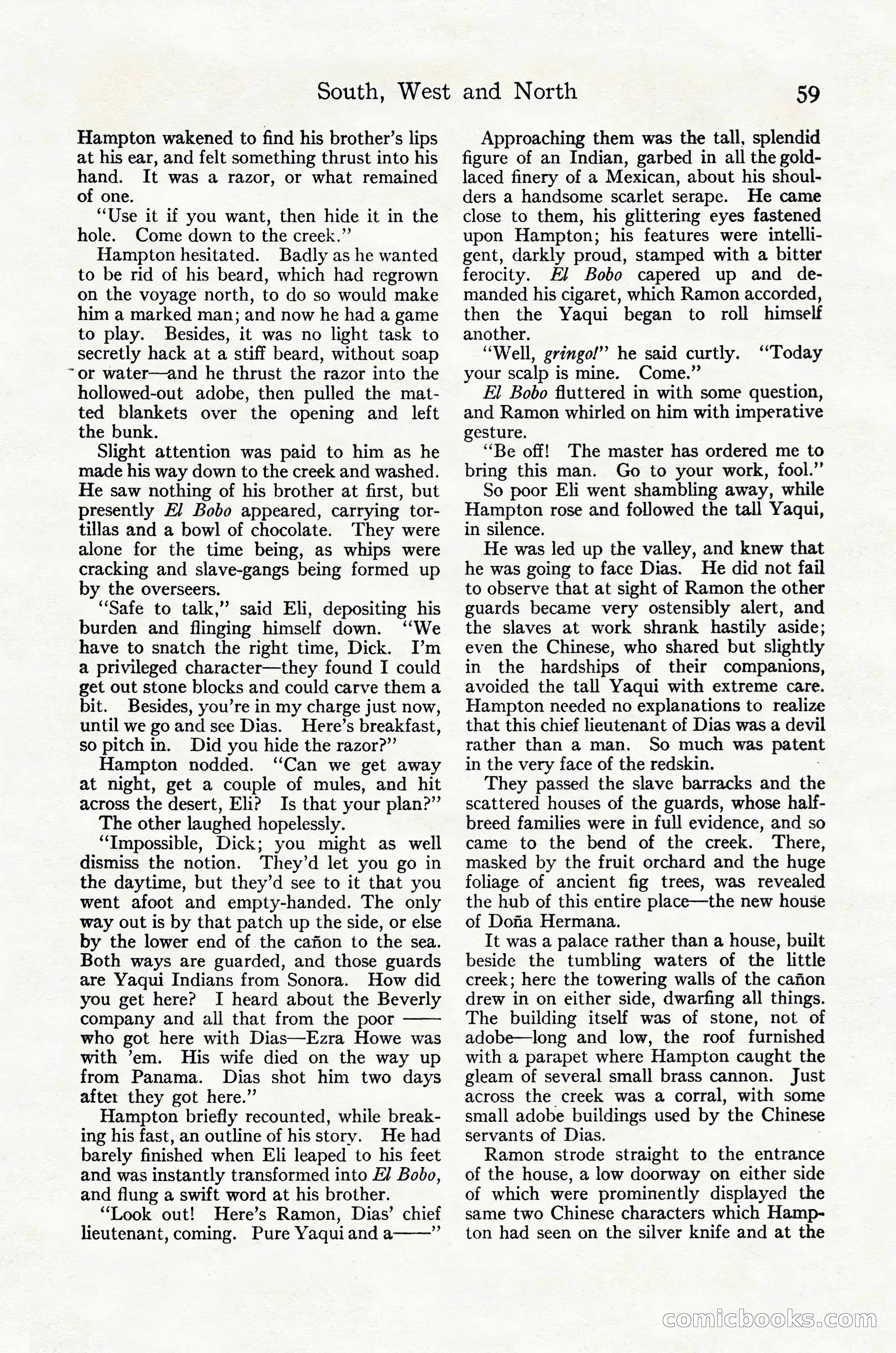 Adventure Magazine Cover, October 30, 1924 — page 69 of 204
