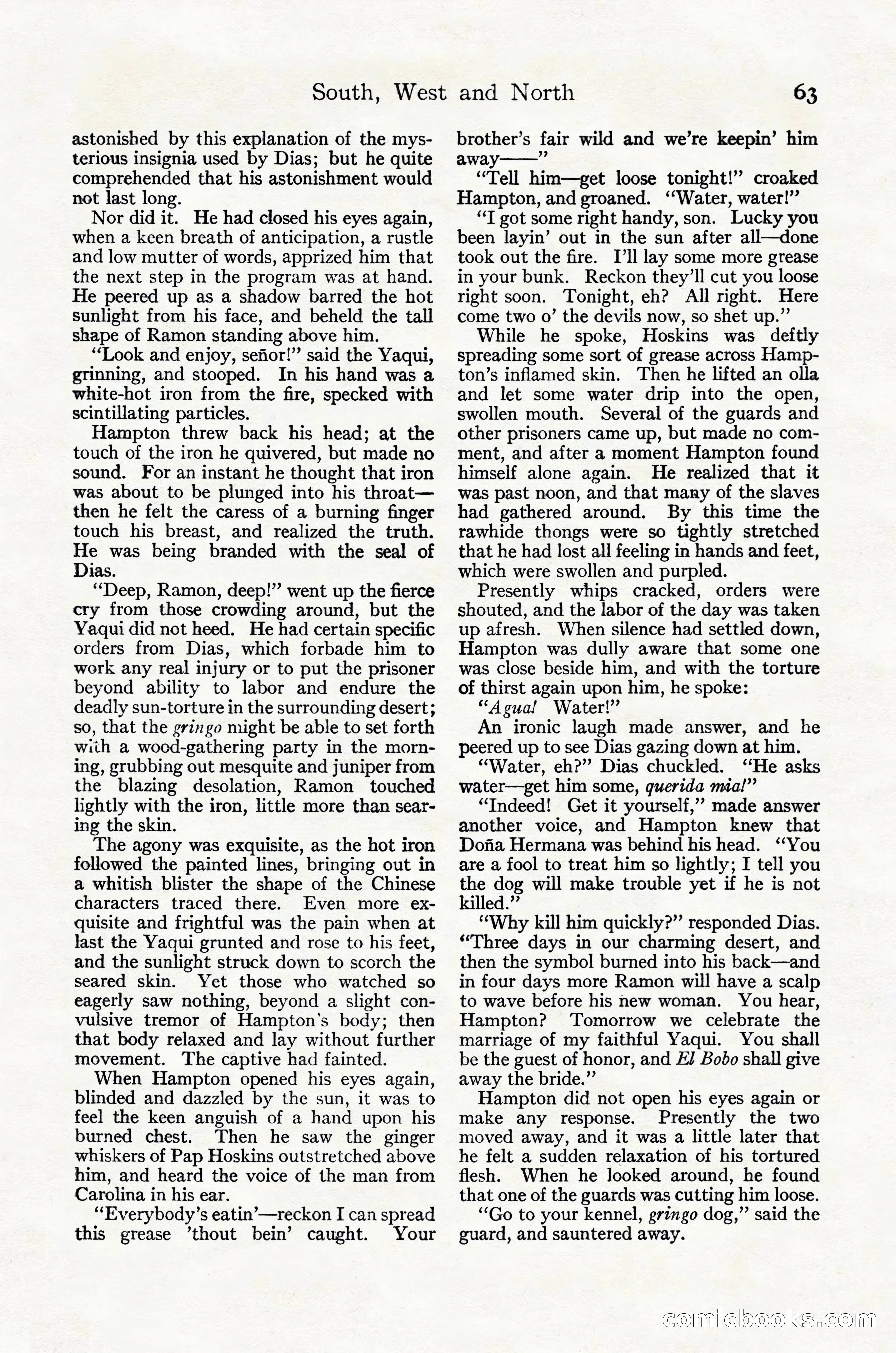 Adventure Magazine Cover, October 30, 1924 — page 73 of 204