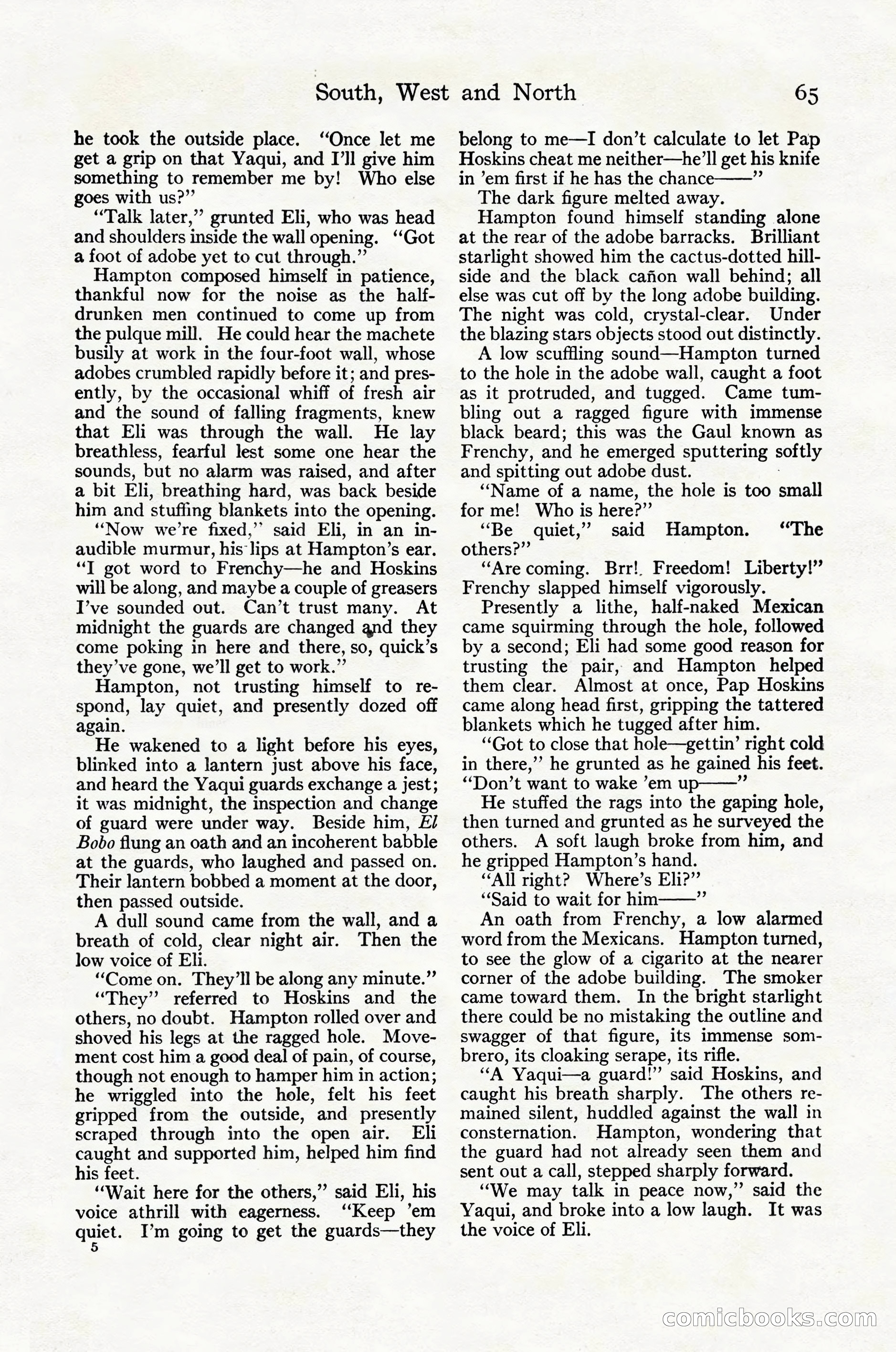 Adventure Magazine Cover, October 30, 1924 — page 75 of 204