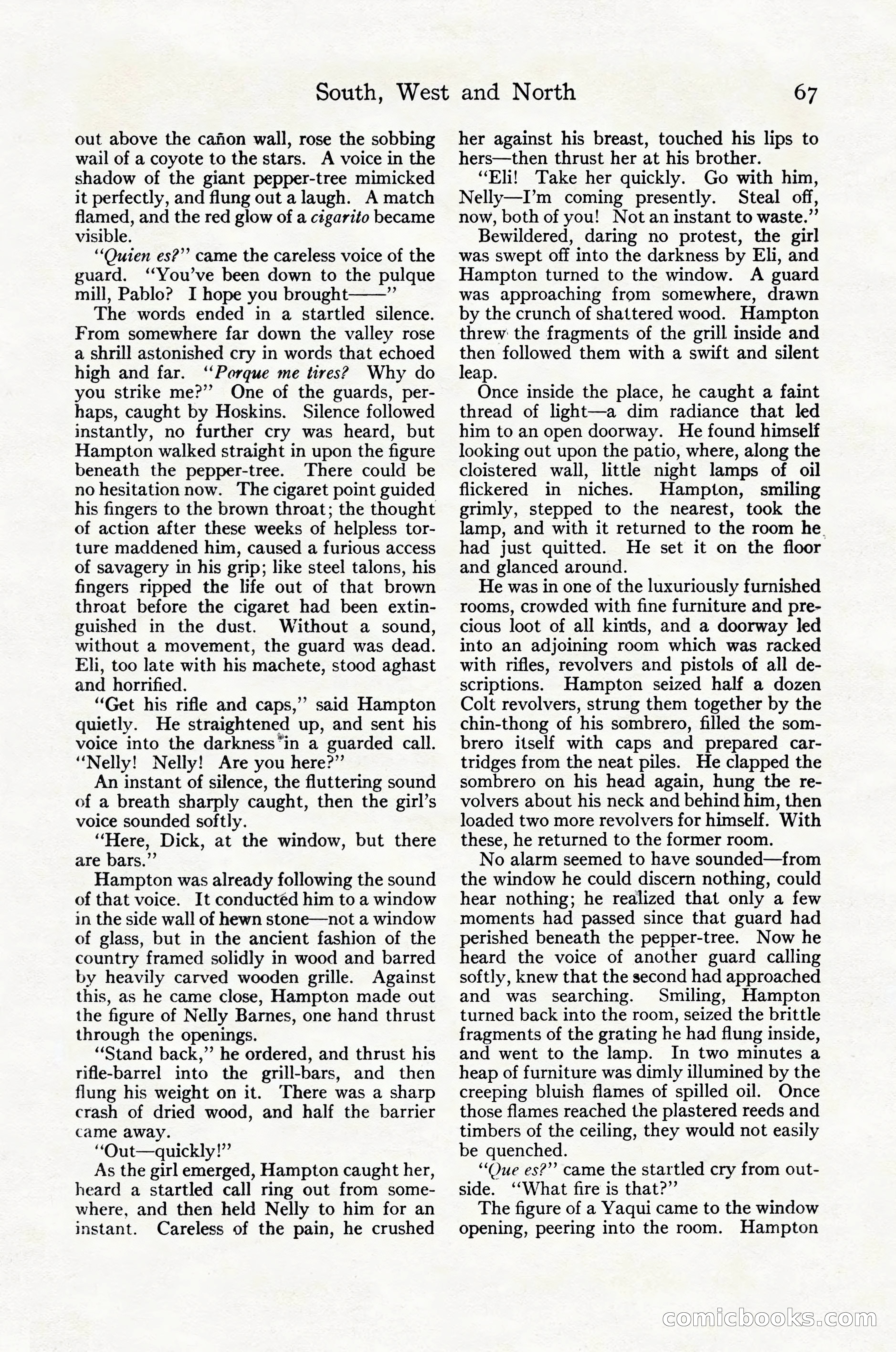 Adventure Magazine Cover, October 30, 1924 — page 77 of 204
