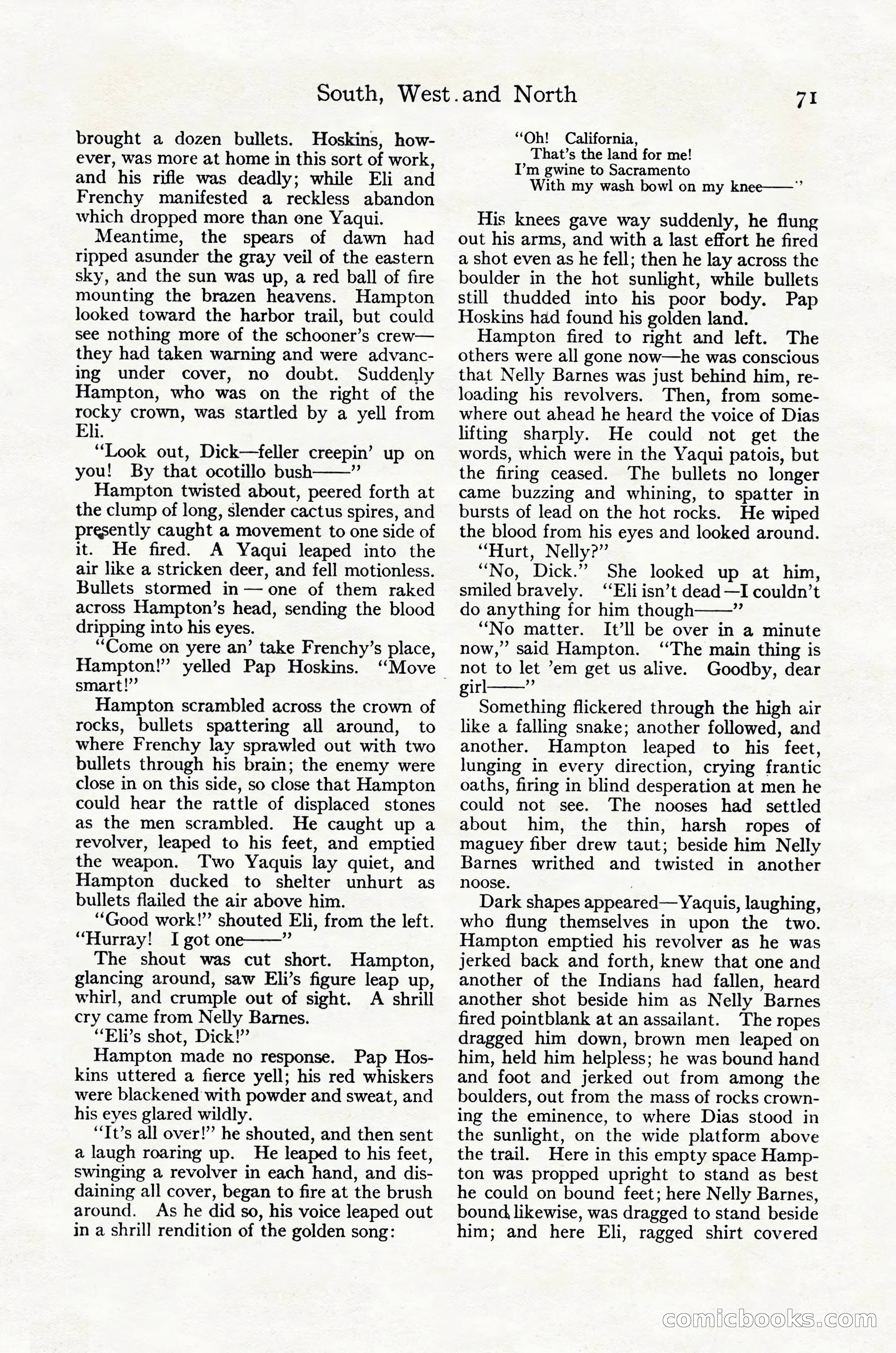 Adventure Magazine Cover, October 30, 1924 — page 81 of 204