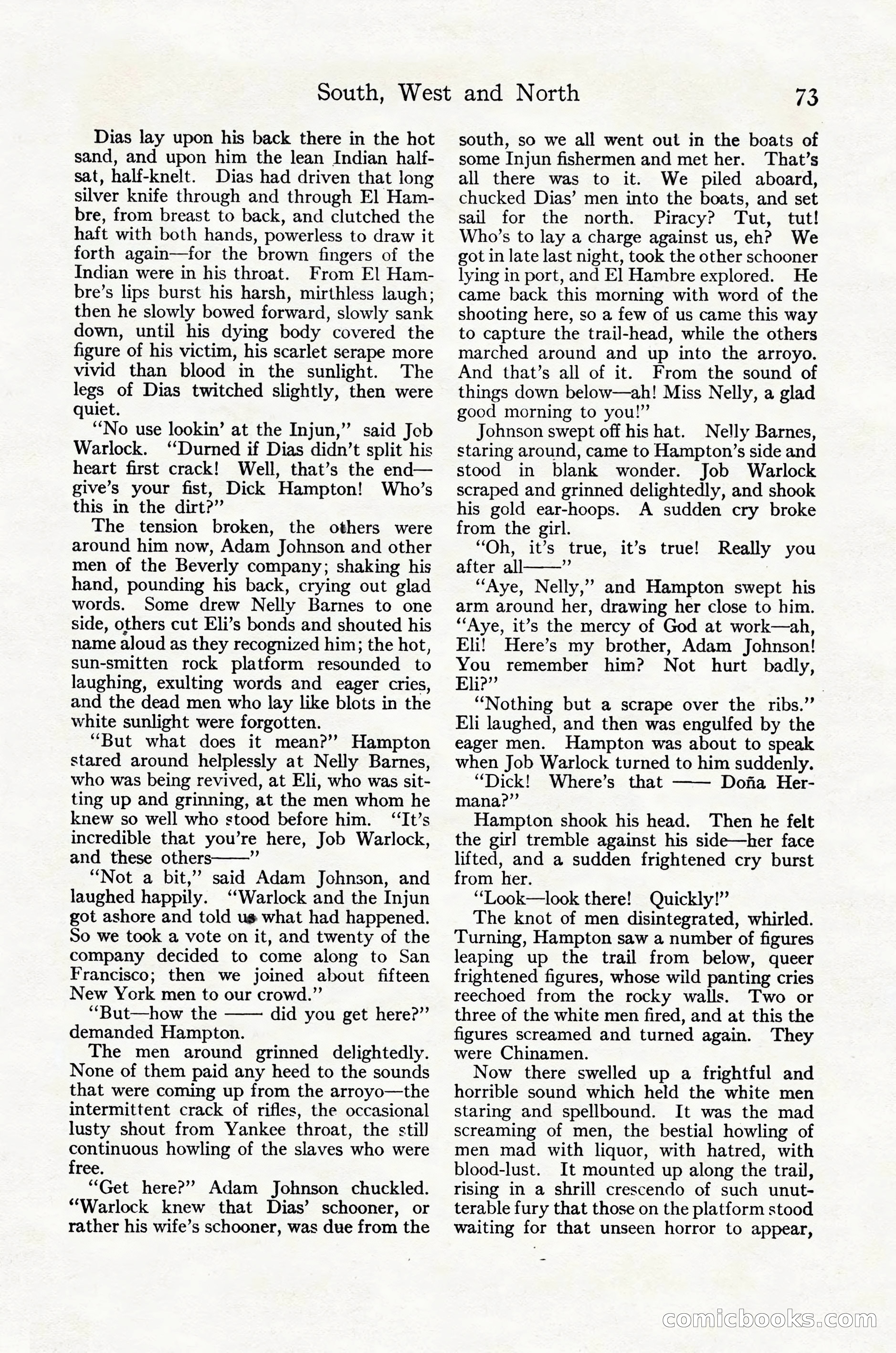 Adventure Magazine Cover, October 30, 1924 — page 83 of 204