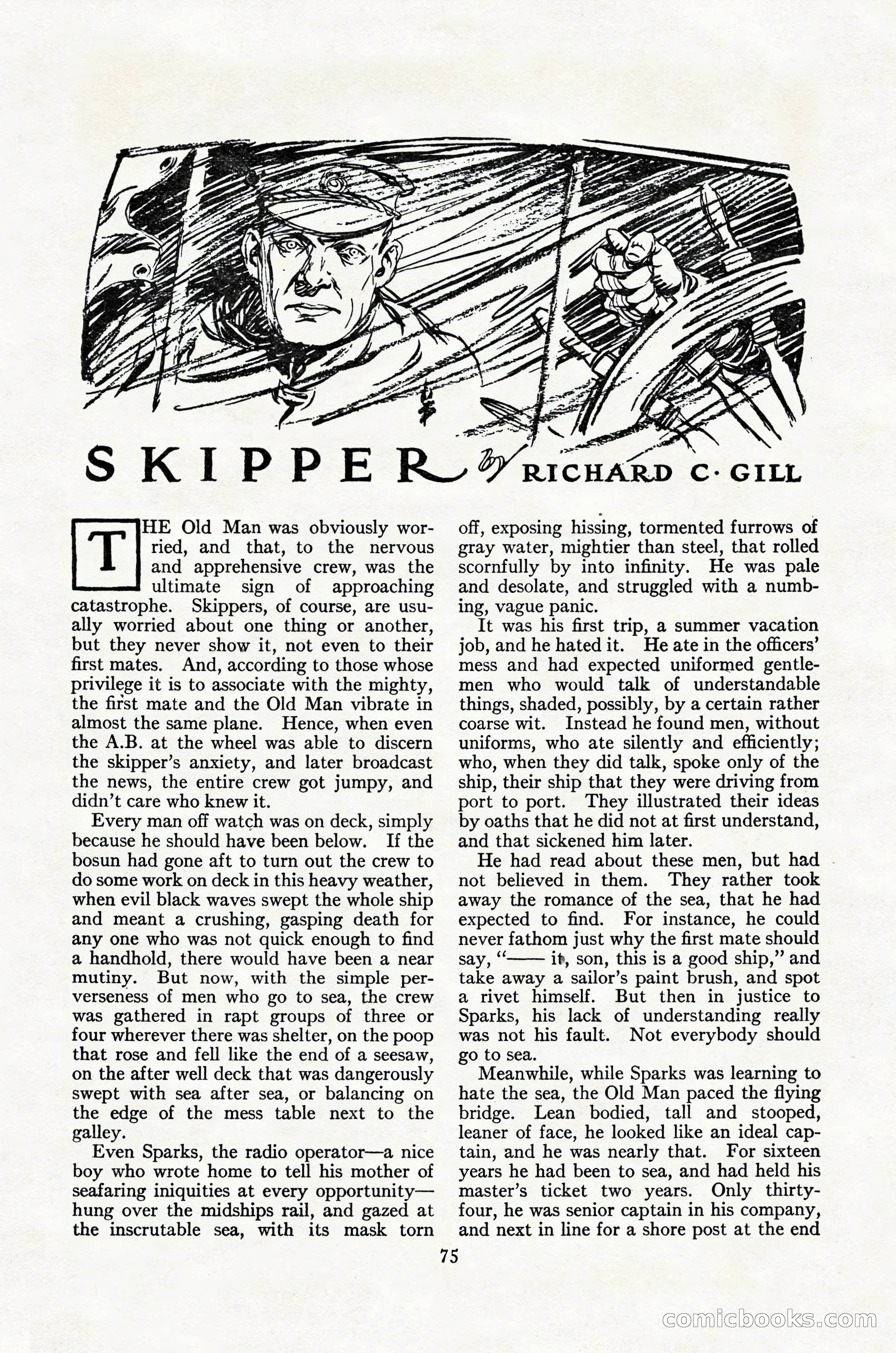Adventure Magazine Cover, October 30, 1924 — page 85 of 204