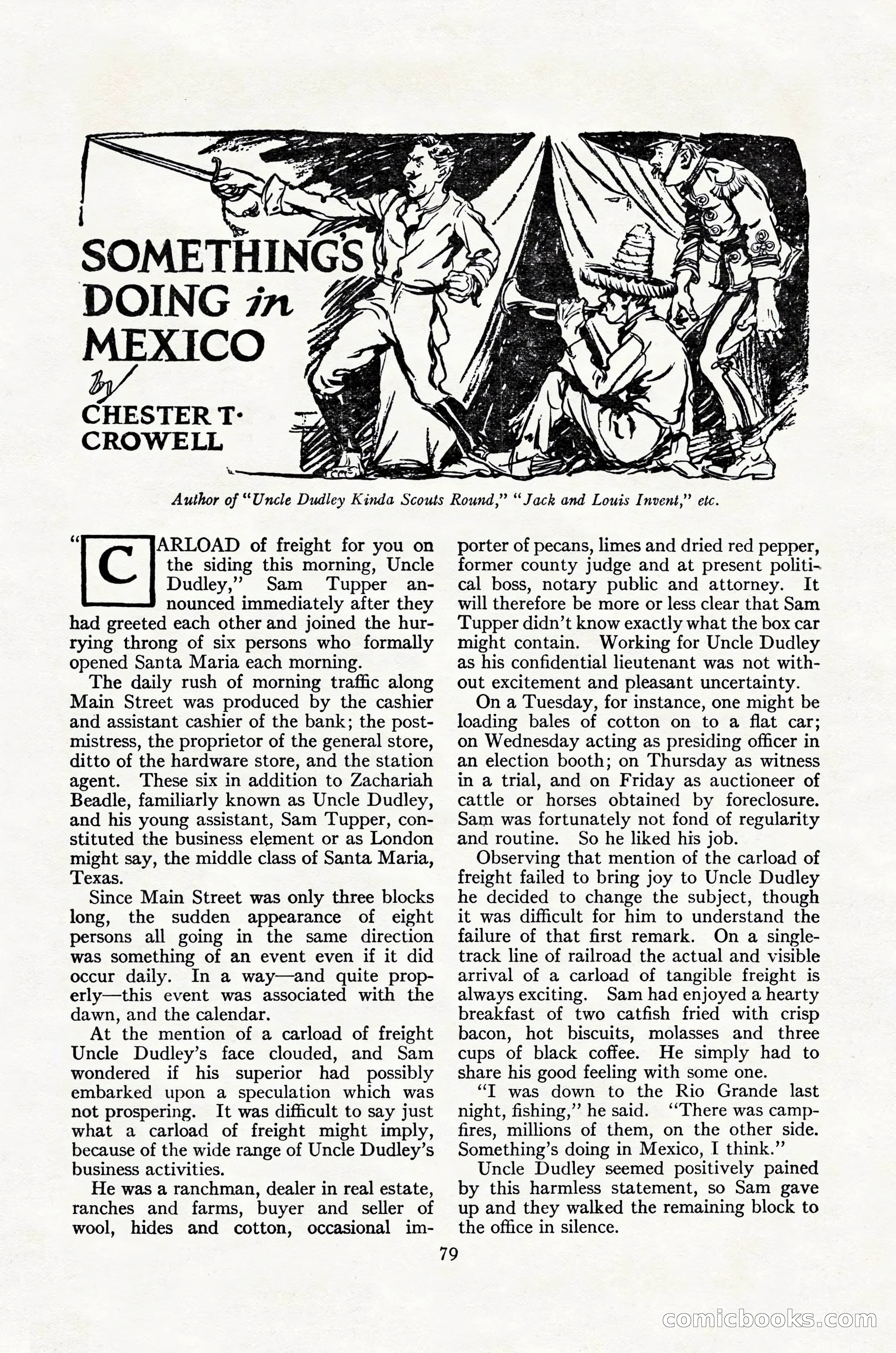 Adventure Magazine Cover, October 30, 1924 — page 89 of 204
