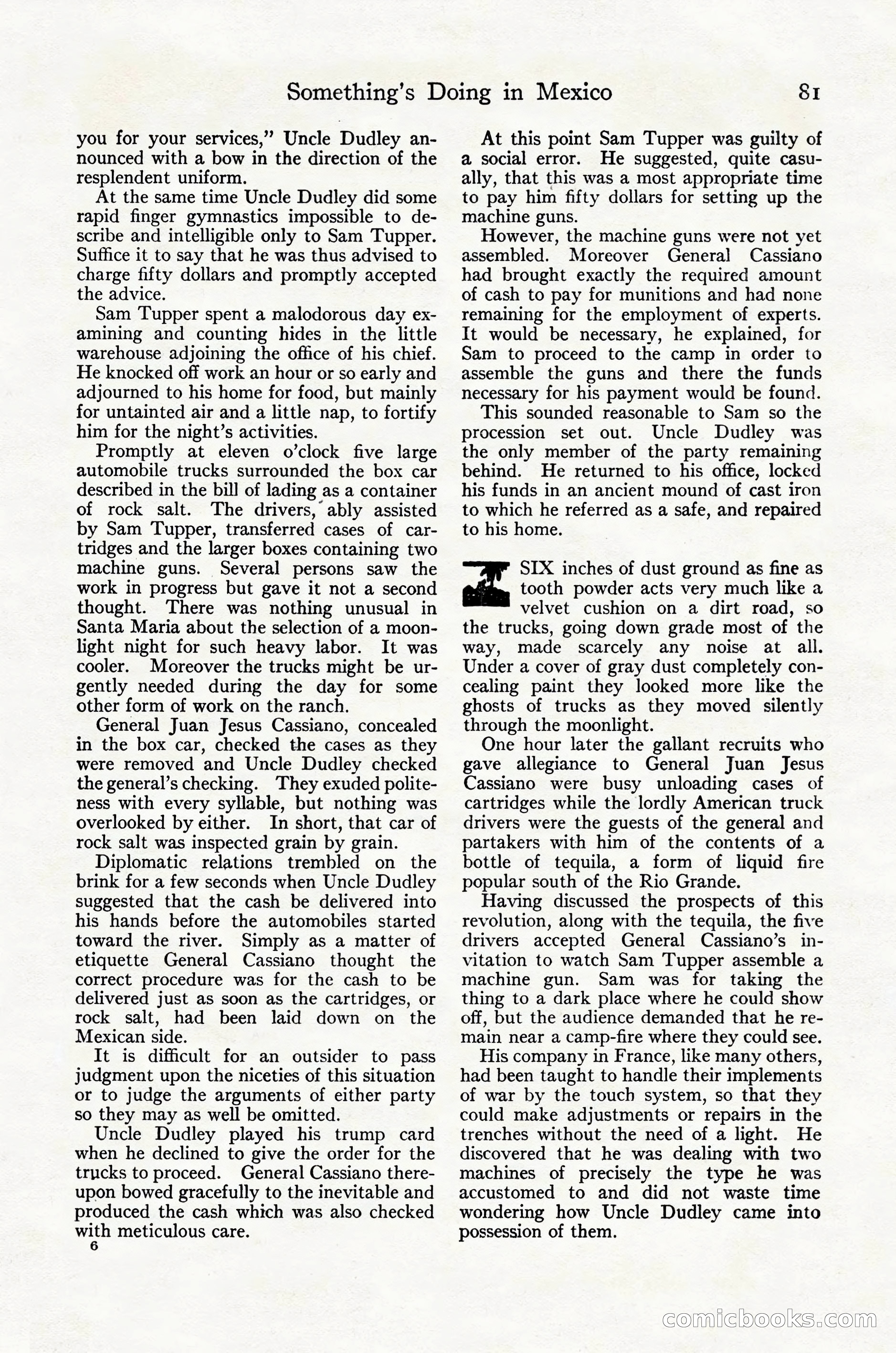 Adventure Magazine Cover, October 30, 1924 — page 91 of 204