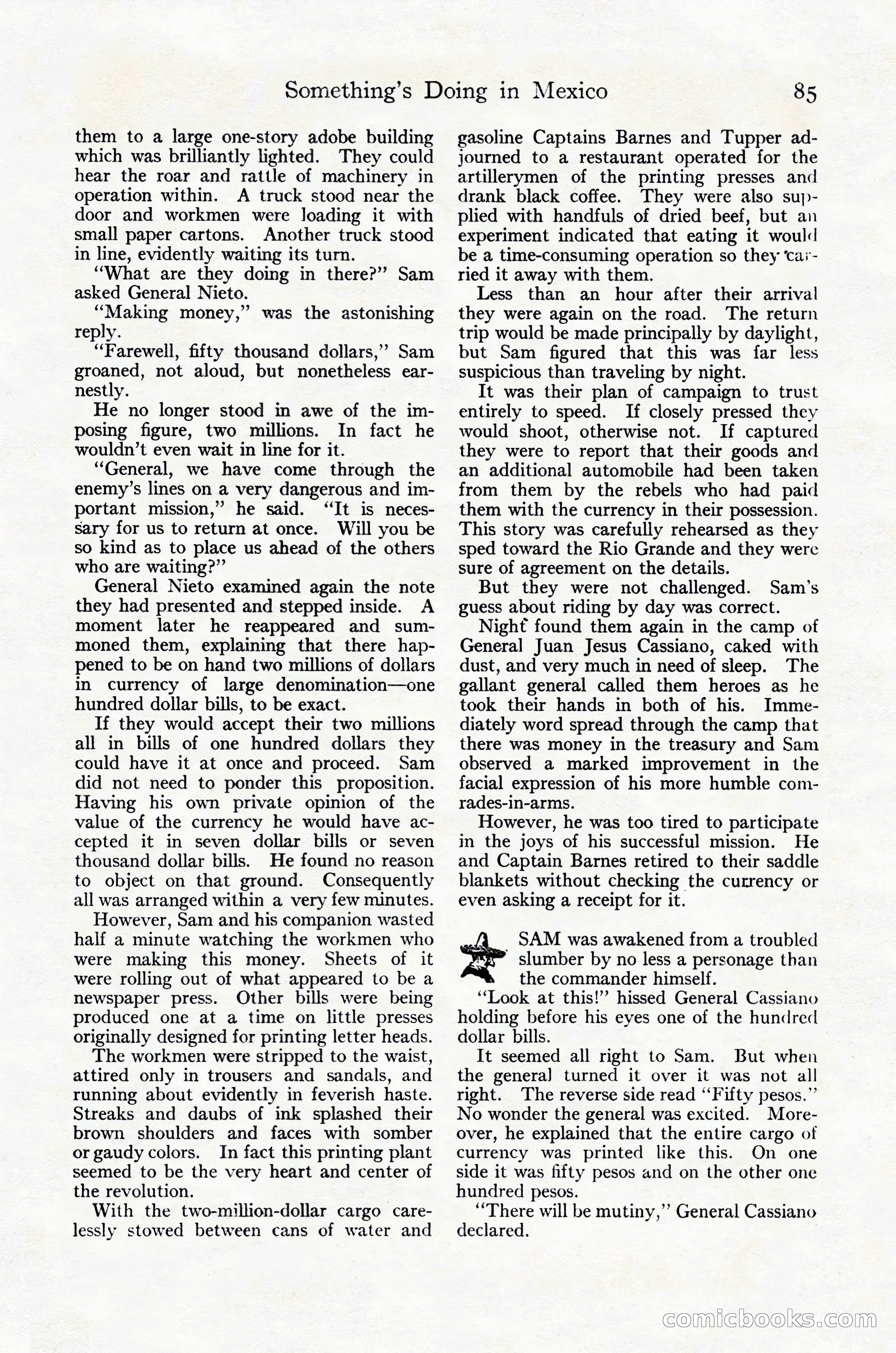 Adventure Magazine Cover, October 30, 1924 — page 95 of 204