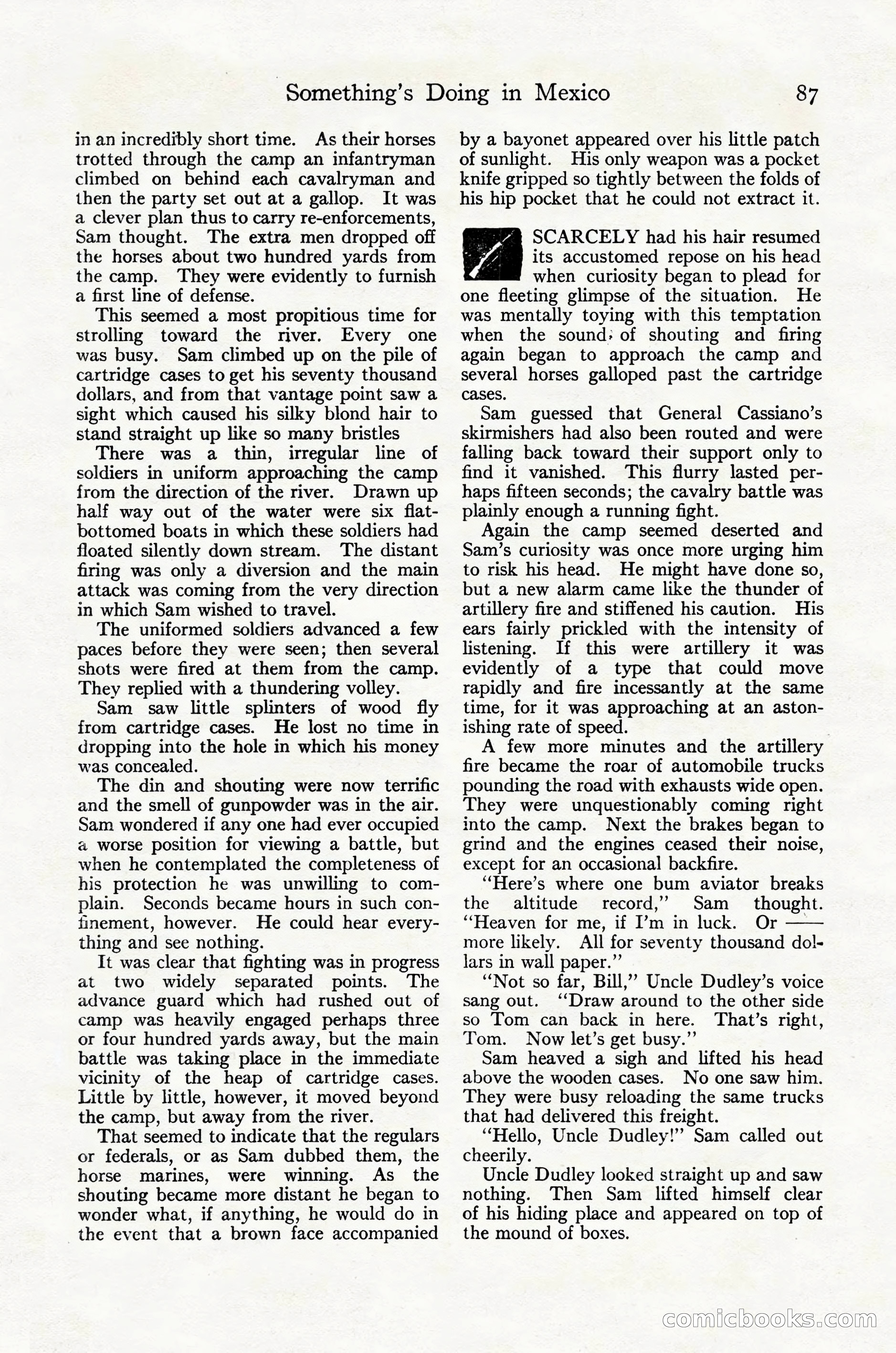 Adventure Magazine Cover, October 30, 1924 — page 97 of 204
