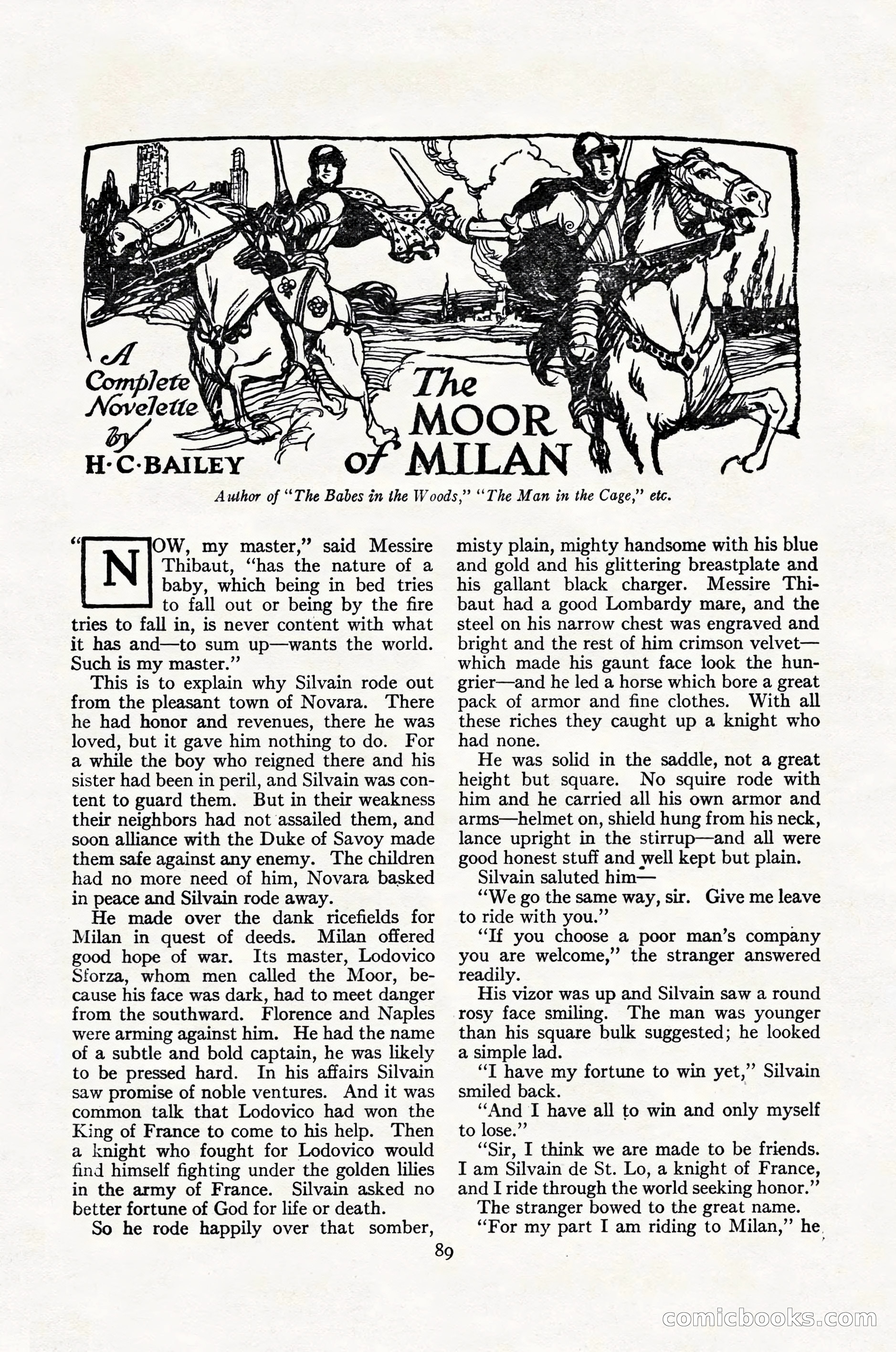 Adventure Magazine Cover, October 30, 1924 — page 99 of 204