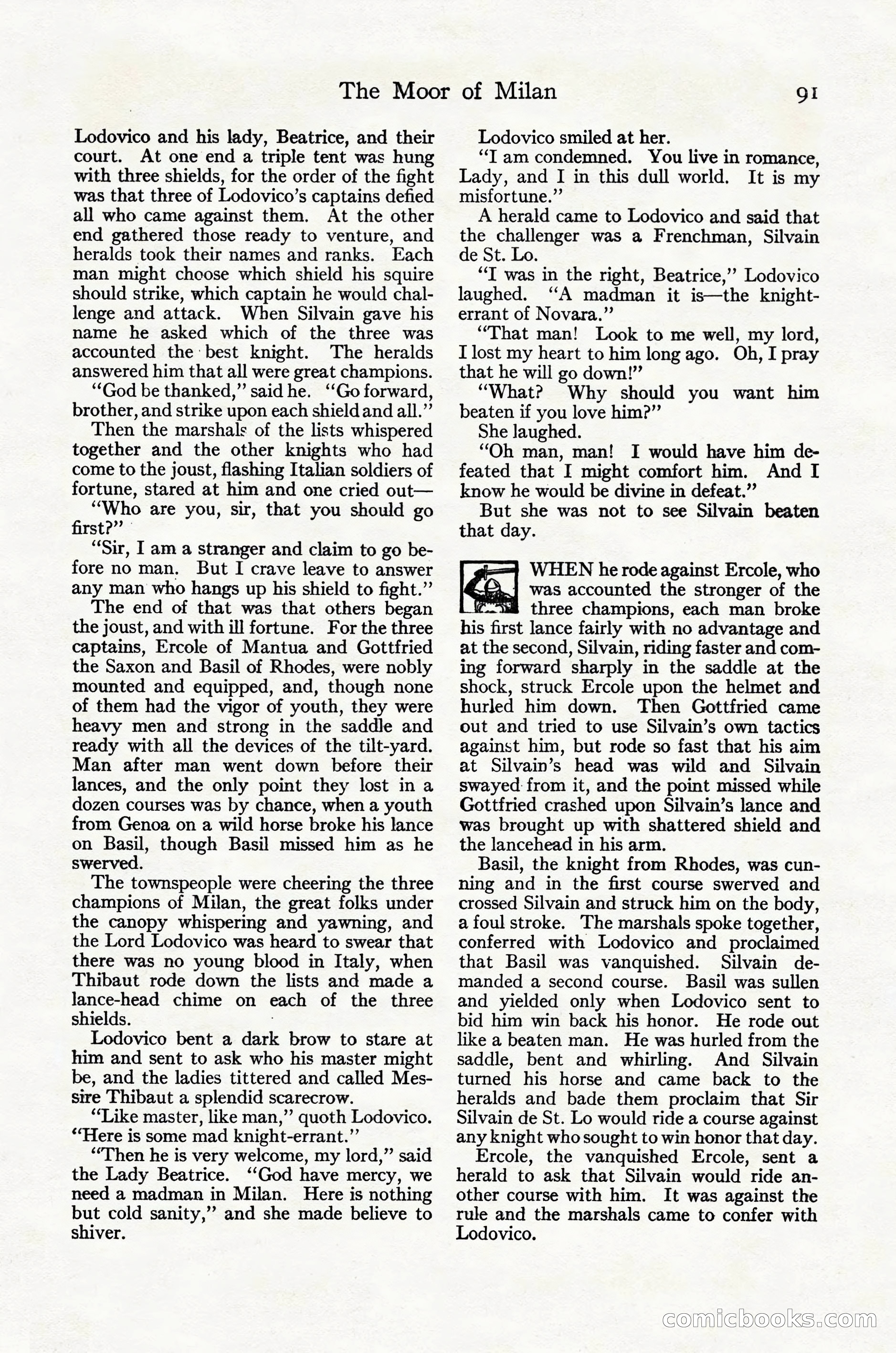 Adventure Magazine Cover, October 30, 1924 — page 101 of 204