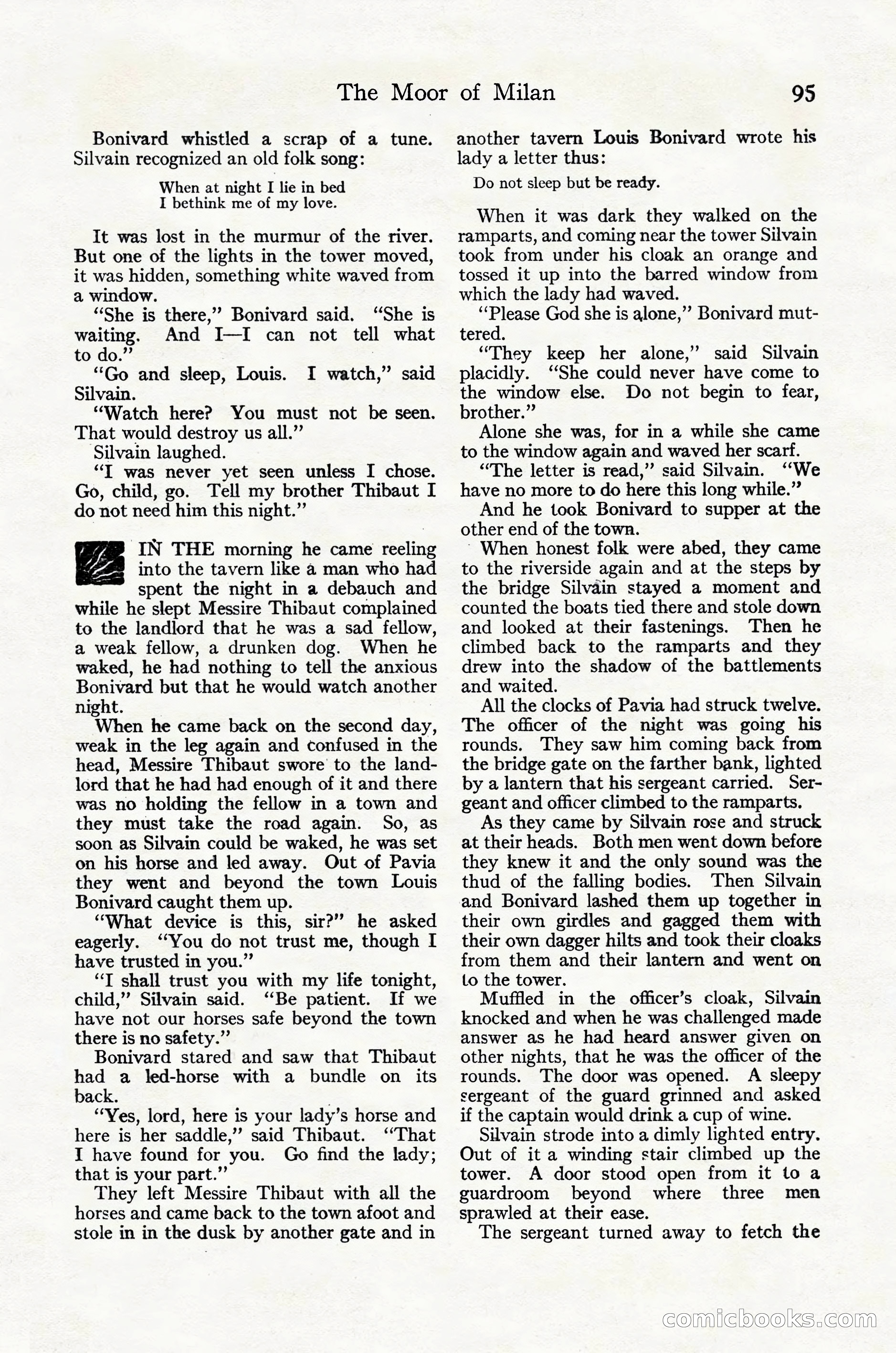 Adventure Magazine Cover, October 30, 1924 — page 105 of 204