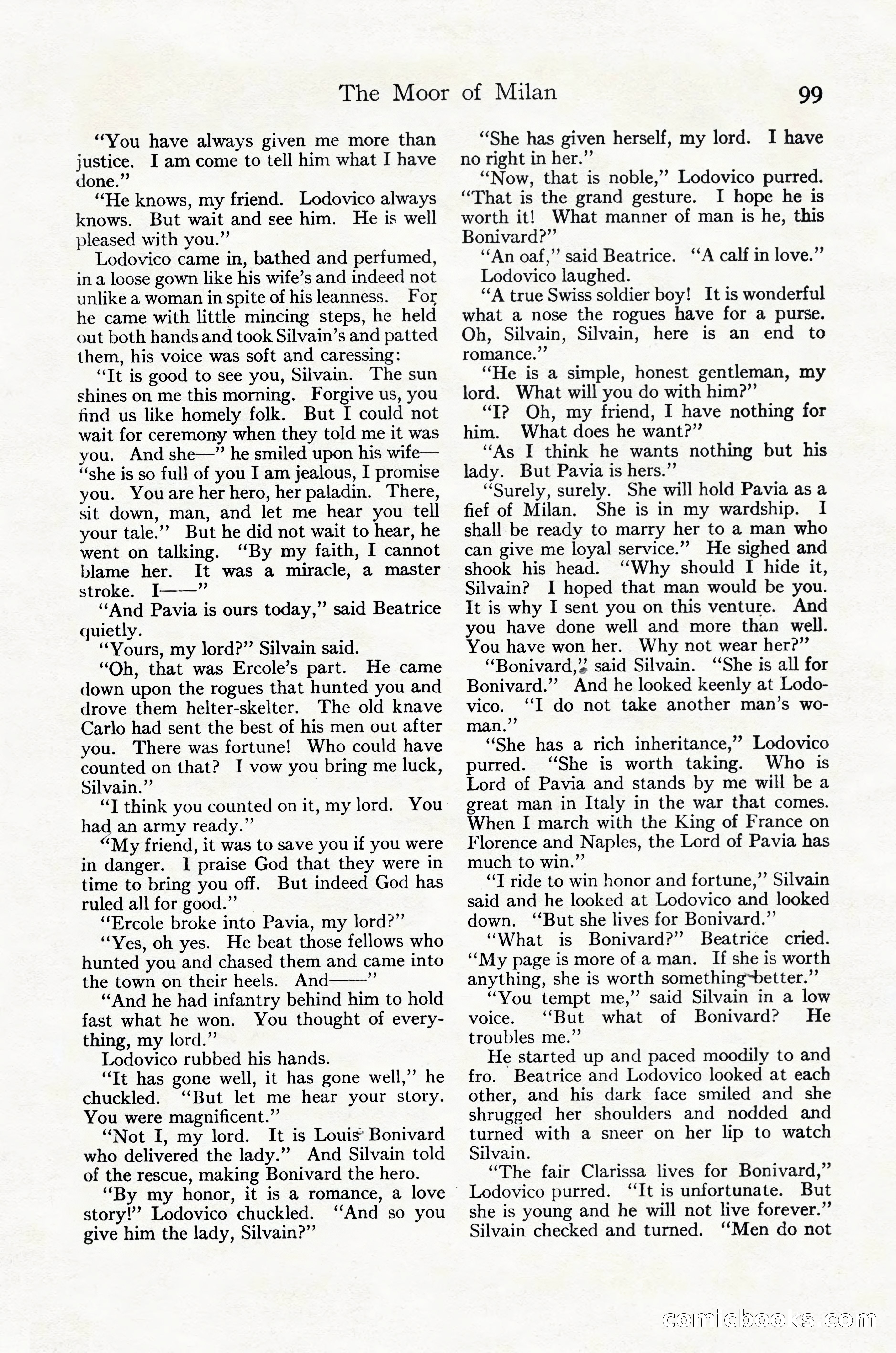 Adventure Magazine Cover, October 30, 1924 — page 109 of 204