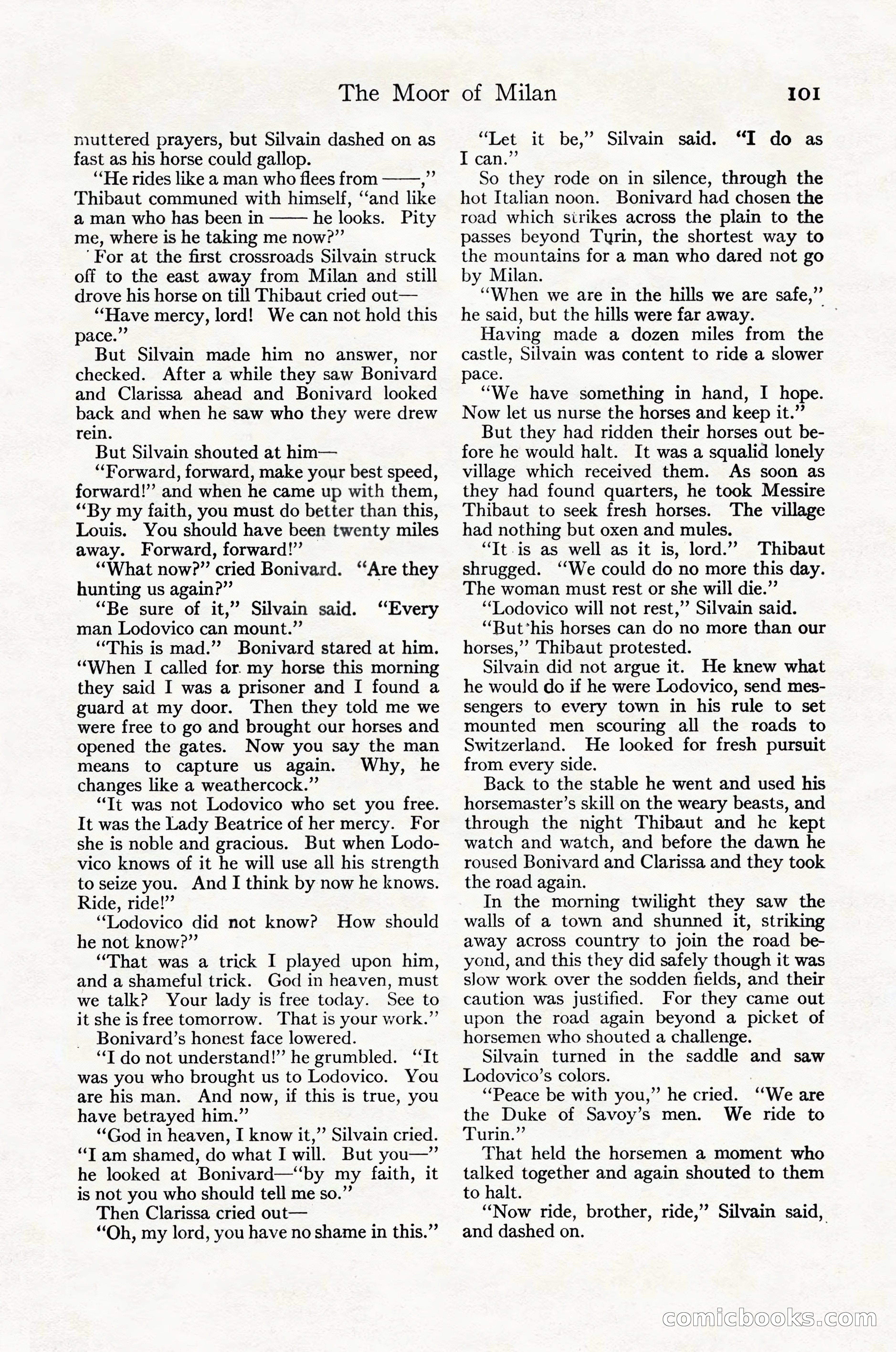 Adventure Magazine Cover, October 30, 1924 — page 111 of 204