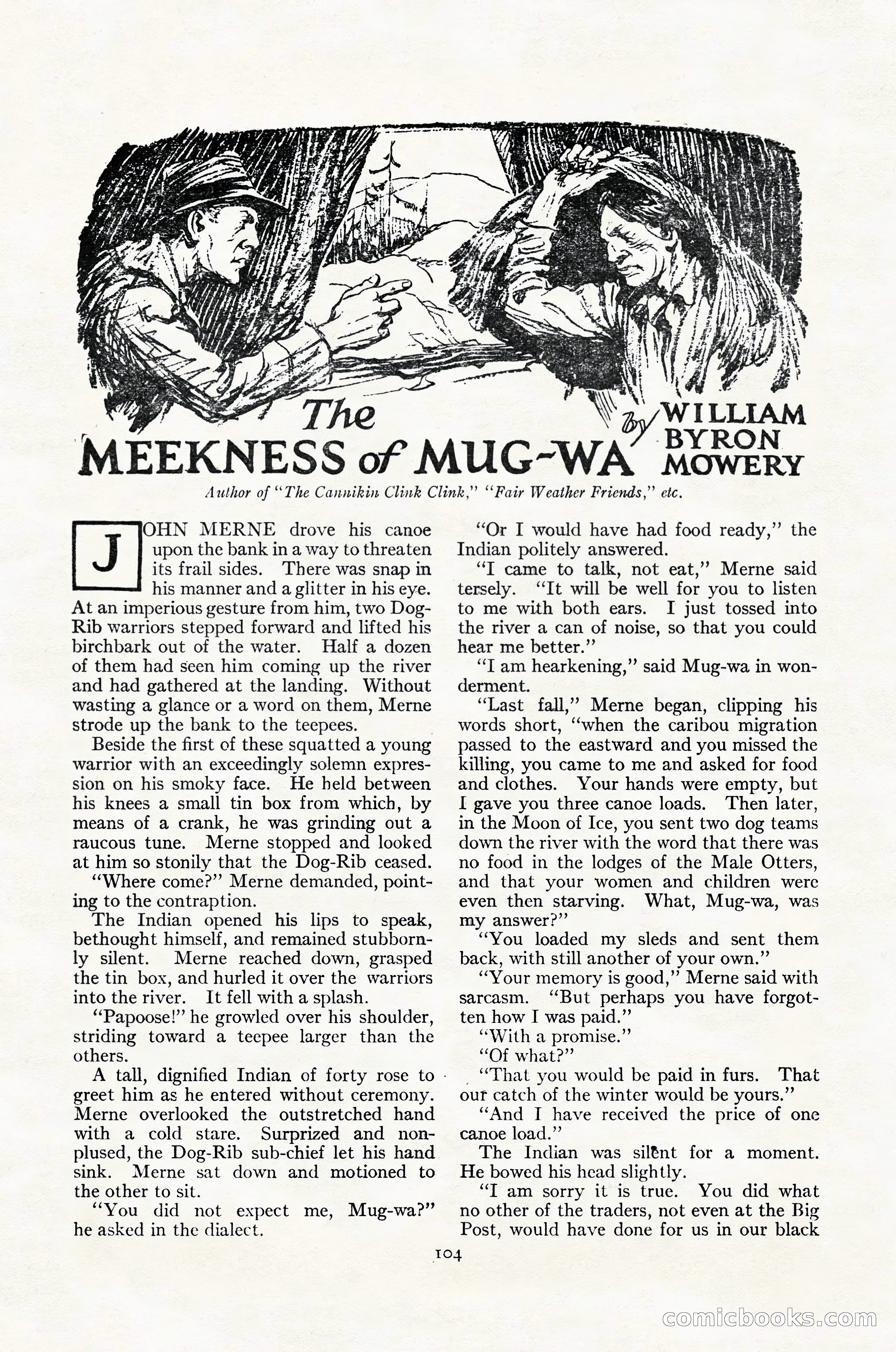 Adventure Magazine Cover, October 30, 1924 — page 114 of 204