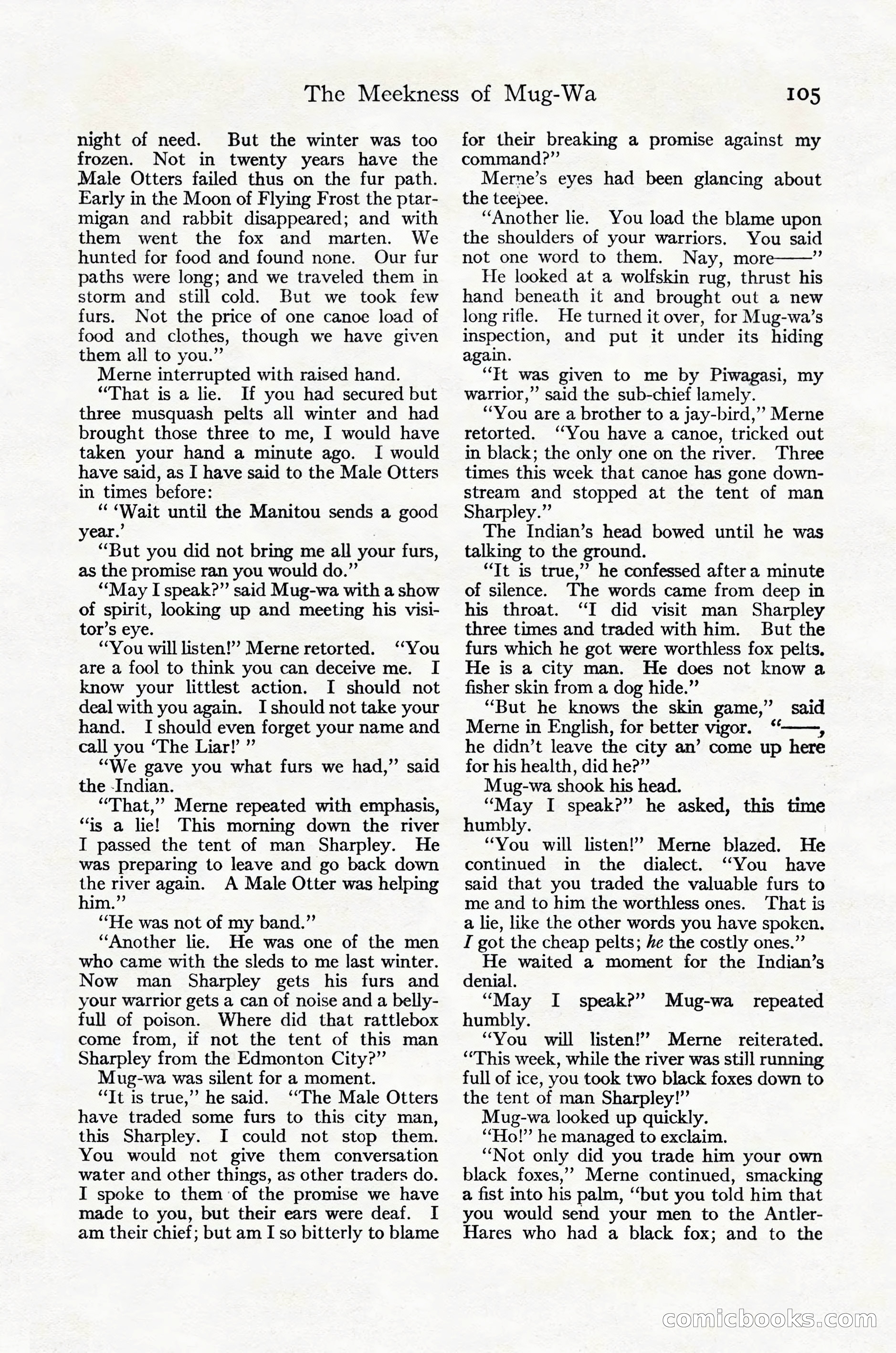 Adventure Magazine Cover, October 30, 1924 — page 115 of 204