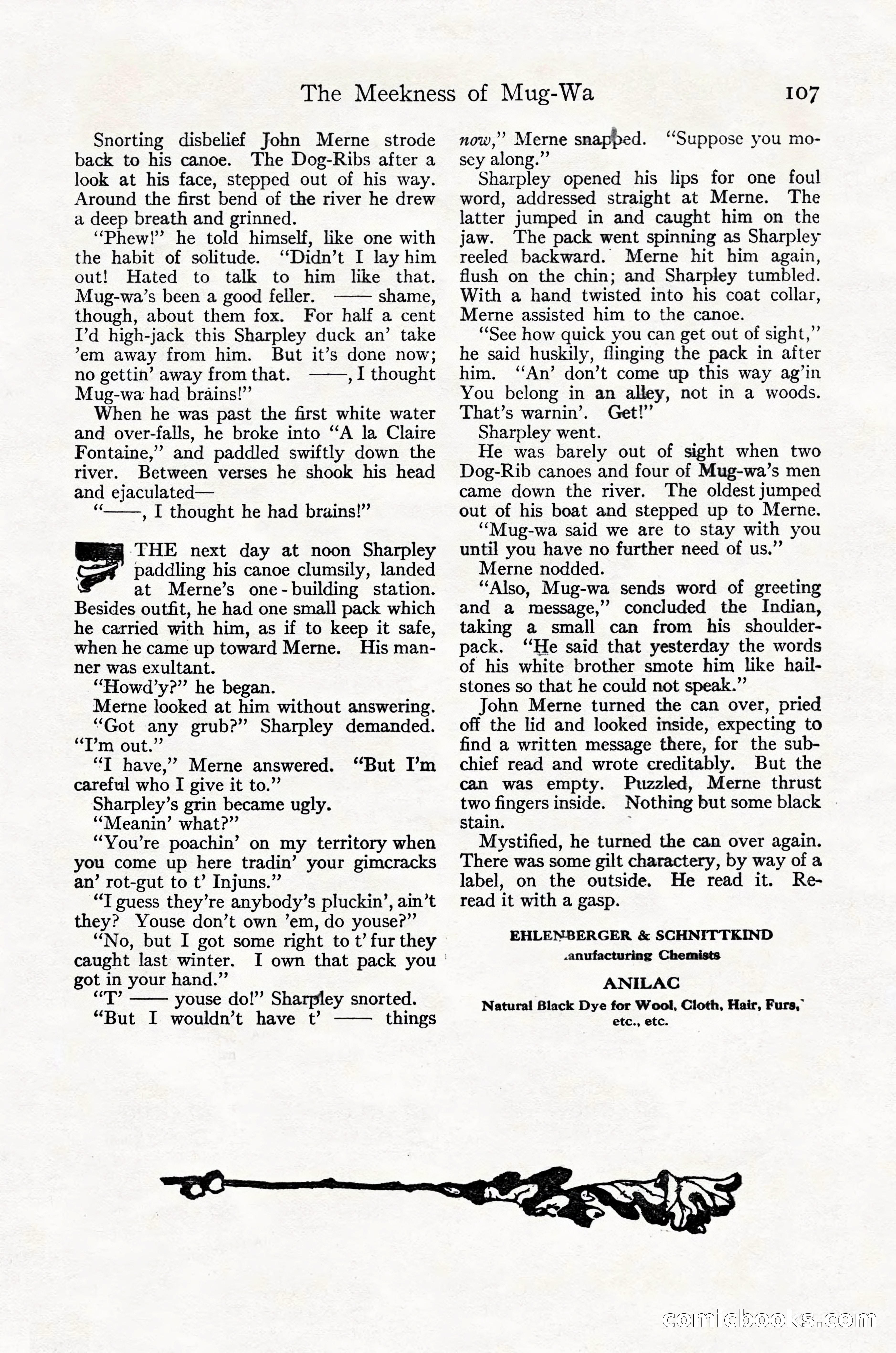 Adventure Magazine Cover, October 30, 1924 — page 117 of 204