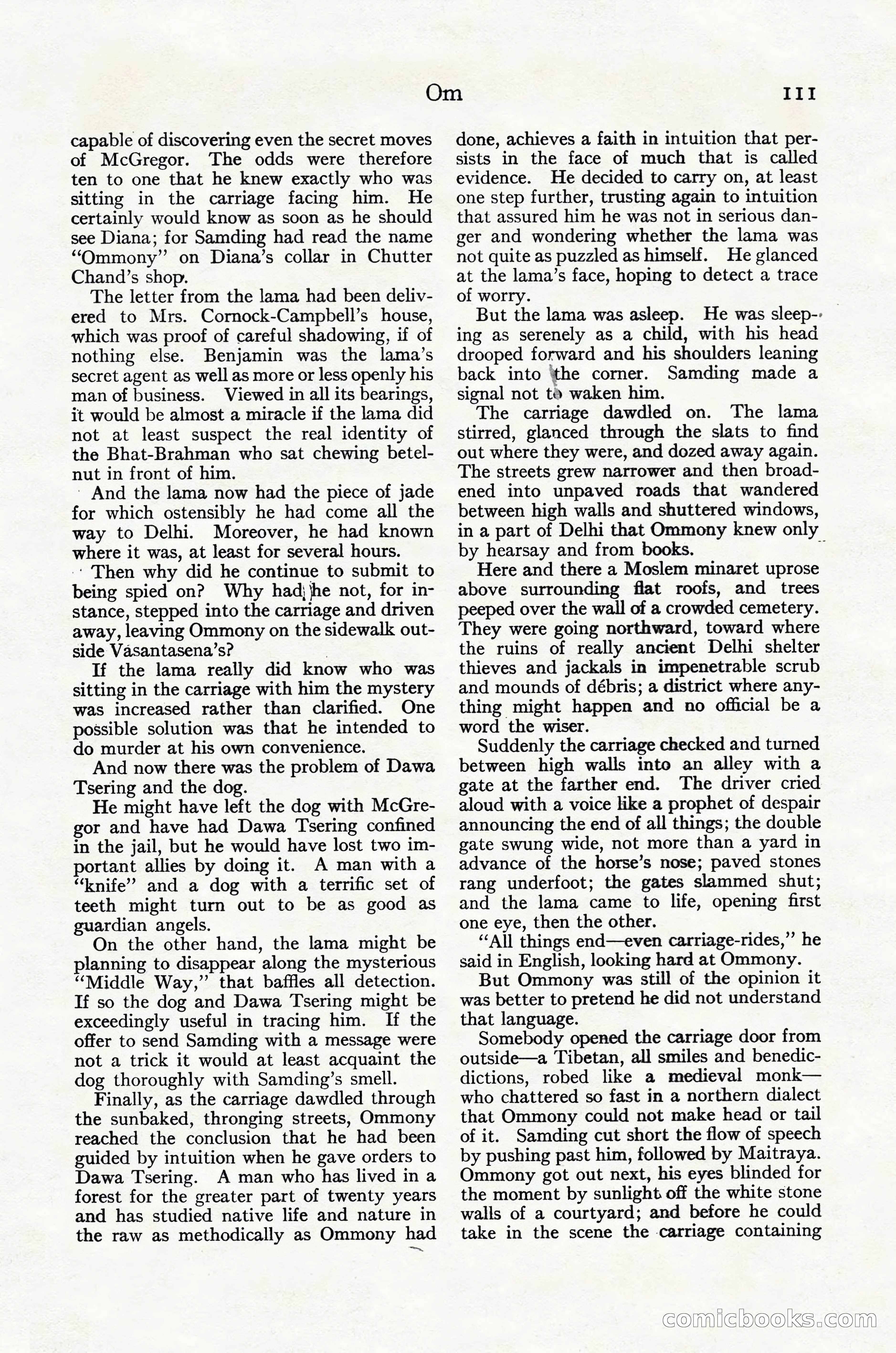 Adventure Magazine Cover, October 30, 1924 — page 121 of 204