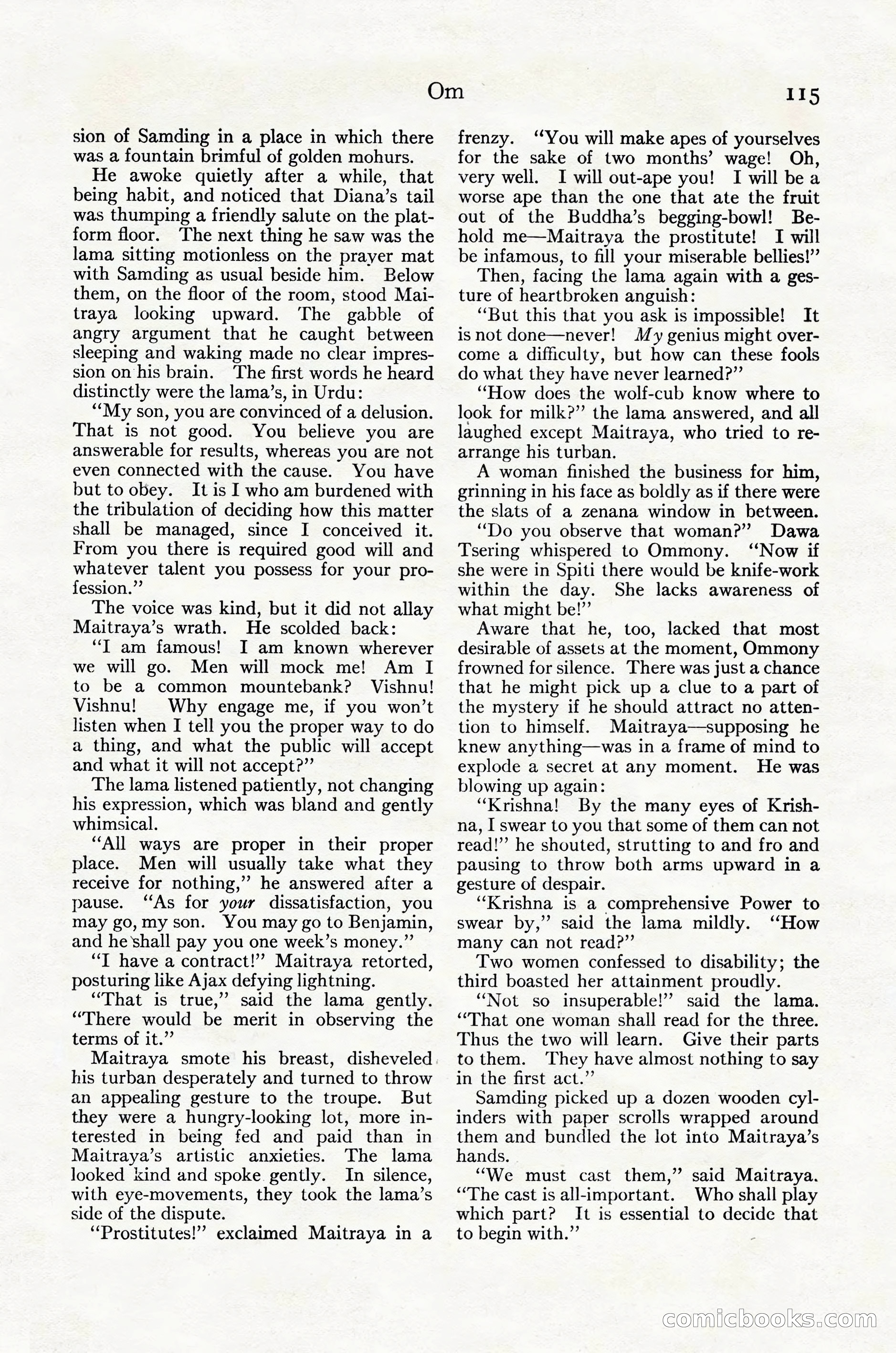 Adventure Magazine Cover, October 30, 1924 — page 125 of 204