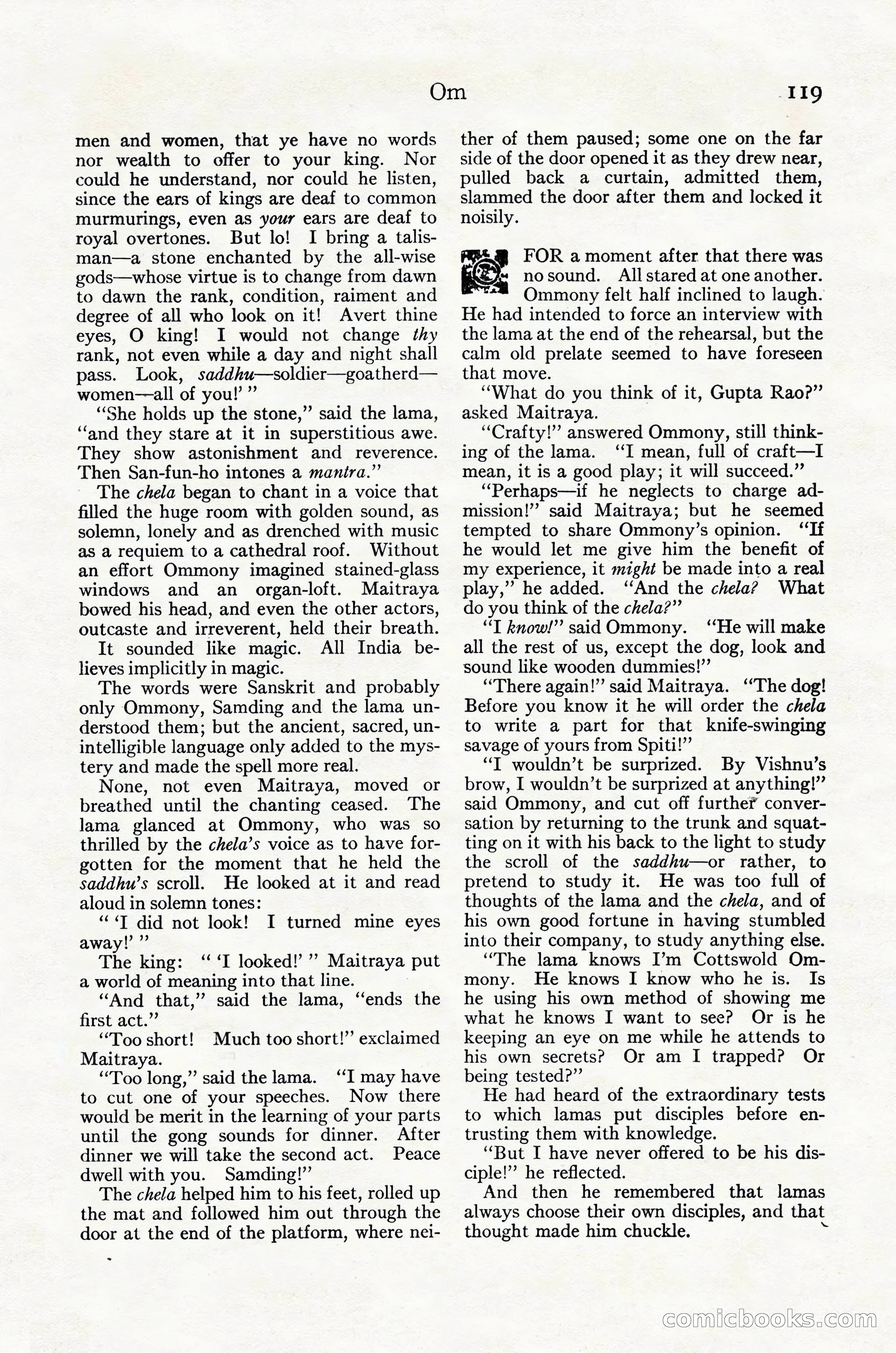 Adventure Magazine Cover, October 30, 1924 — page 129 of 204