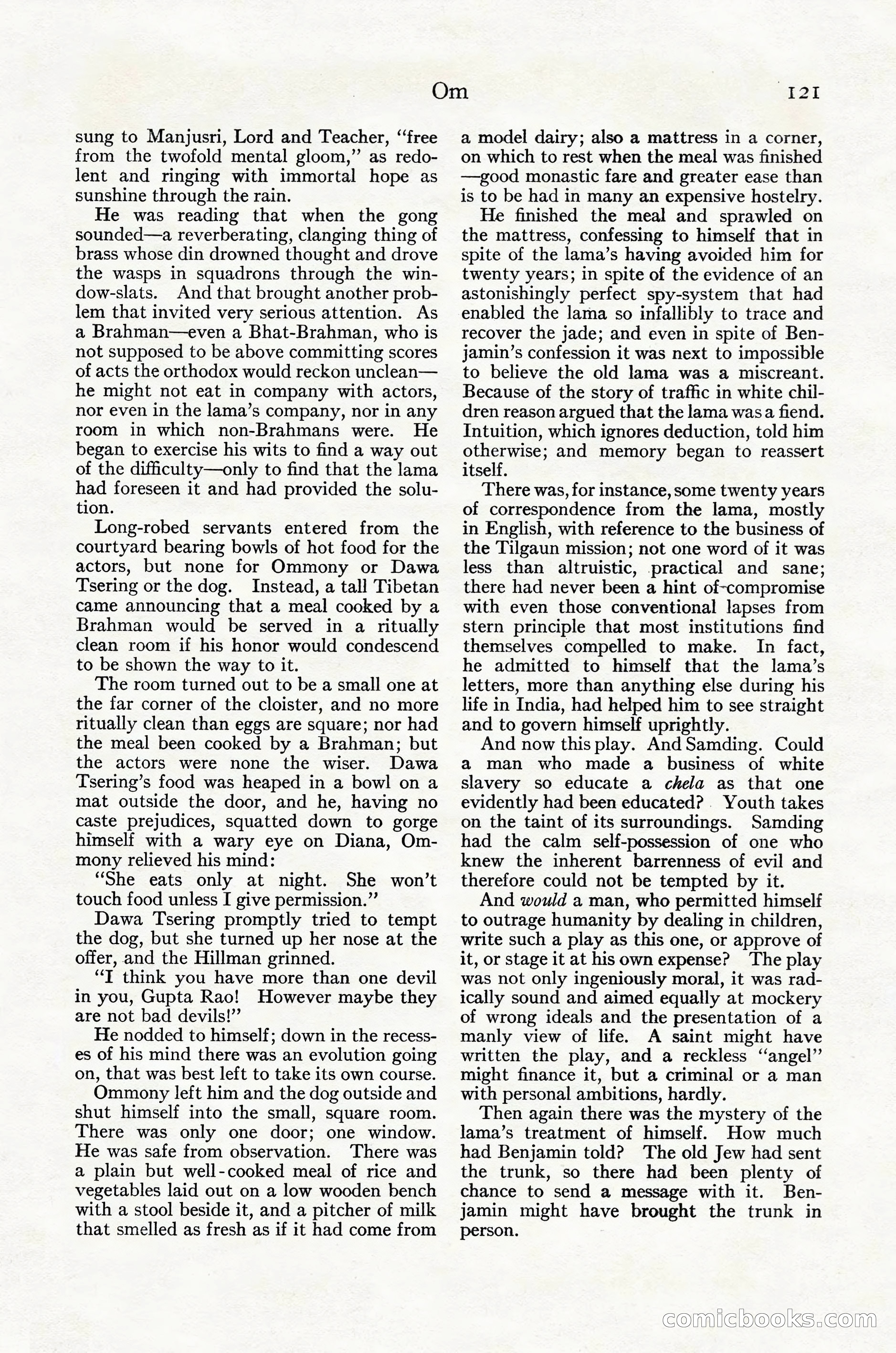 Adventure Magazine Cover, October 30, 1924 — page 131 of 204