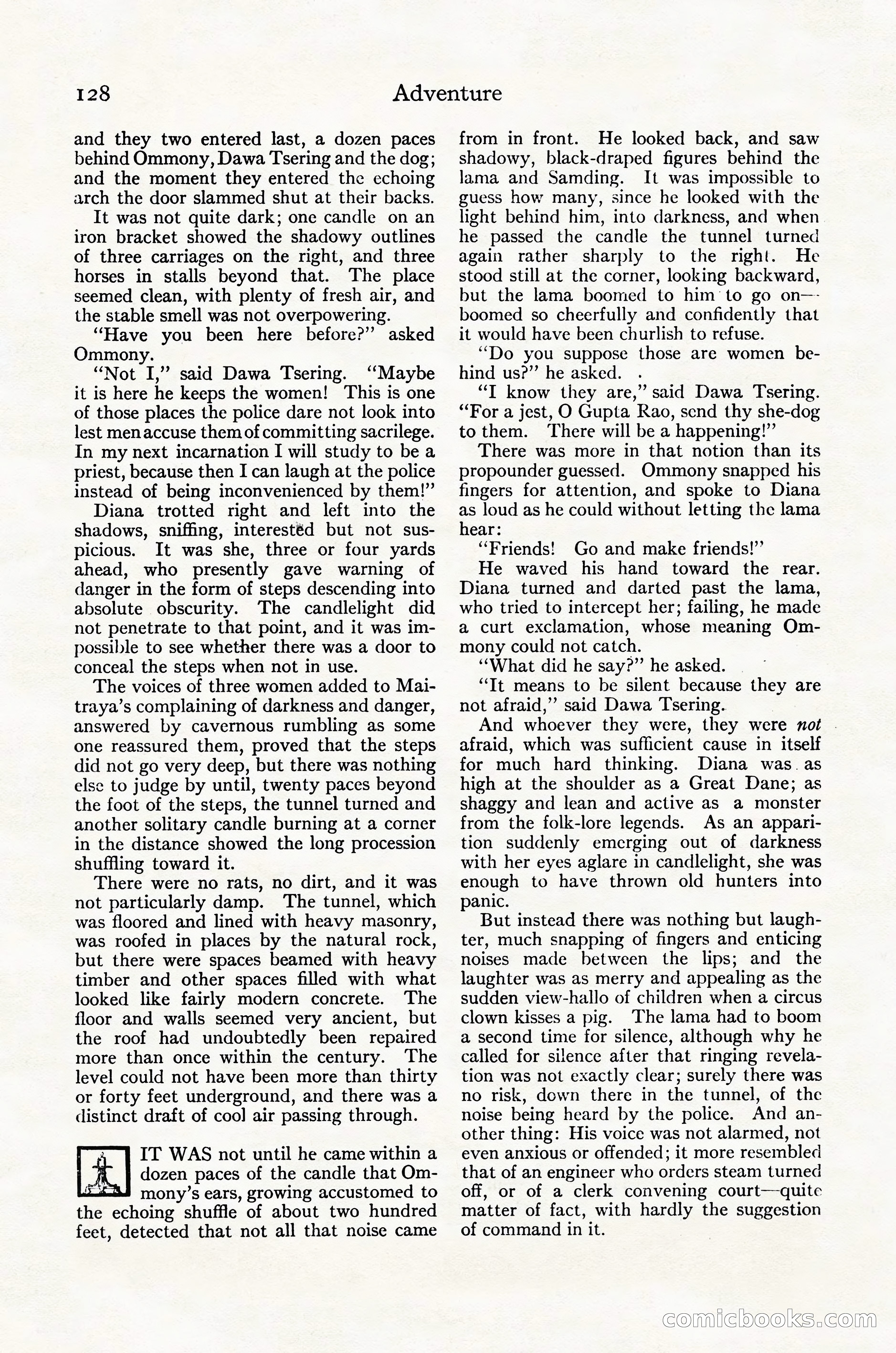 Adventure Magazine Cover, October 30, 1924 — page 138 of 204