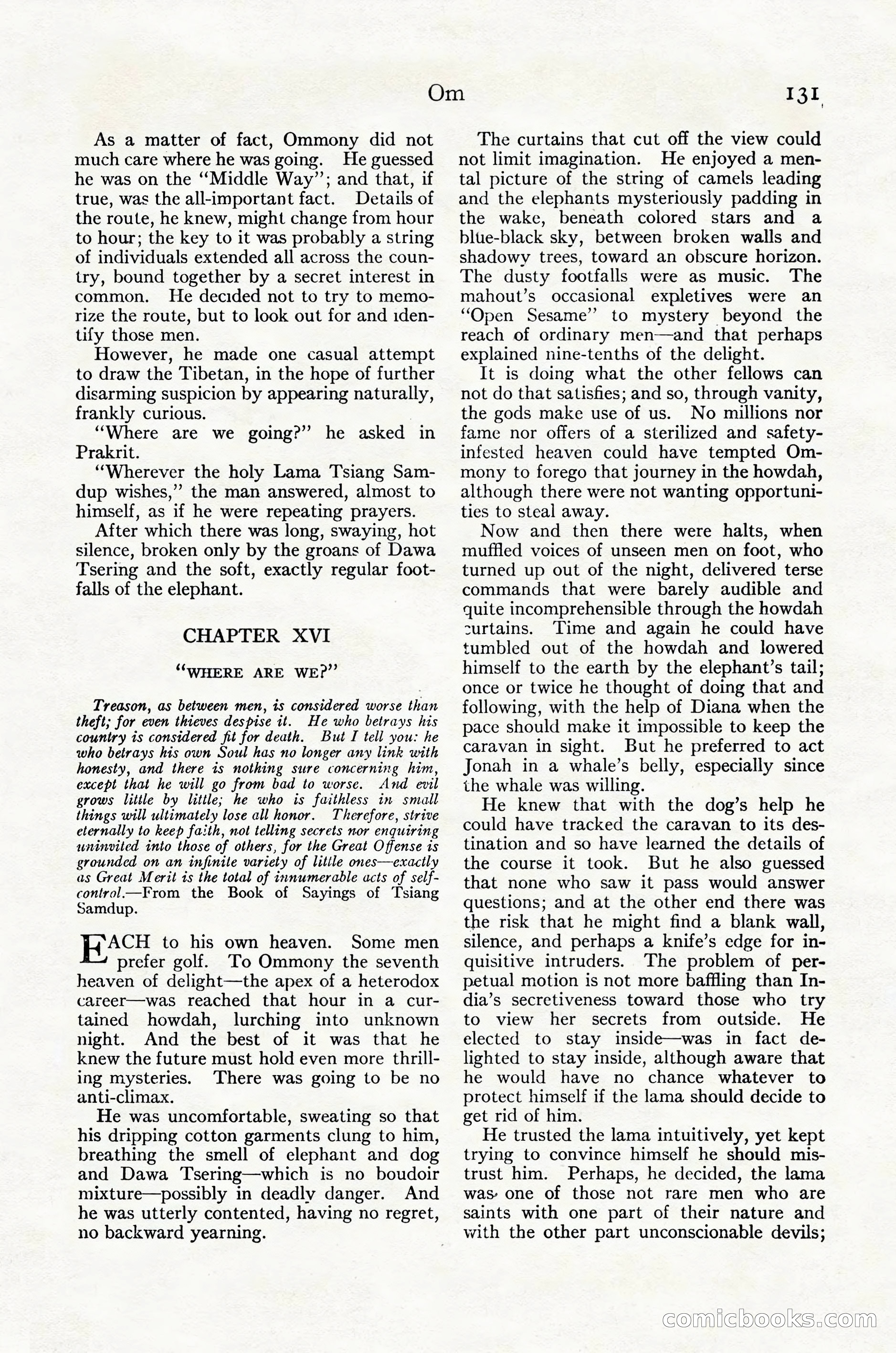 Adventure Magazine Cover, October 30, 1924 — page 141 of 204