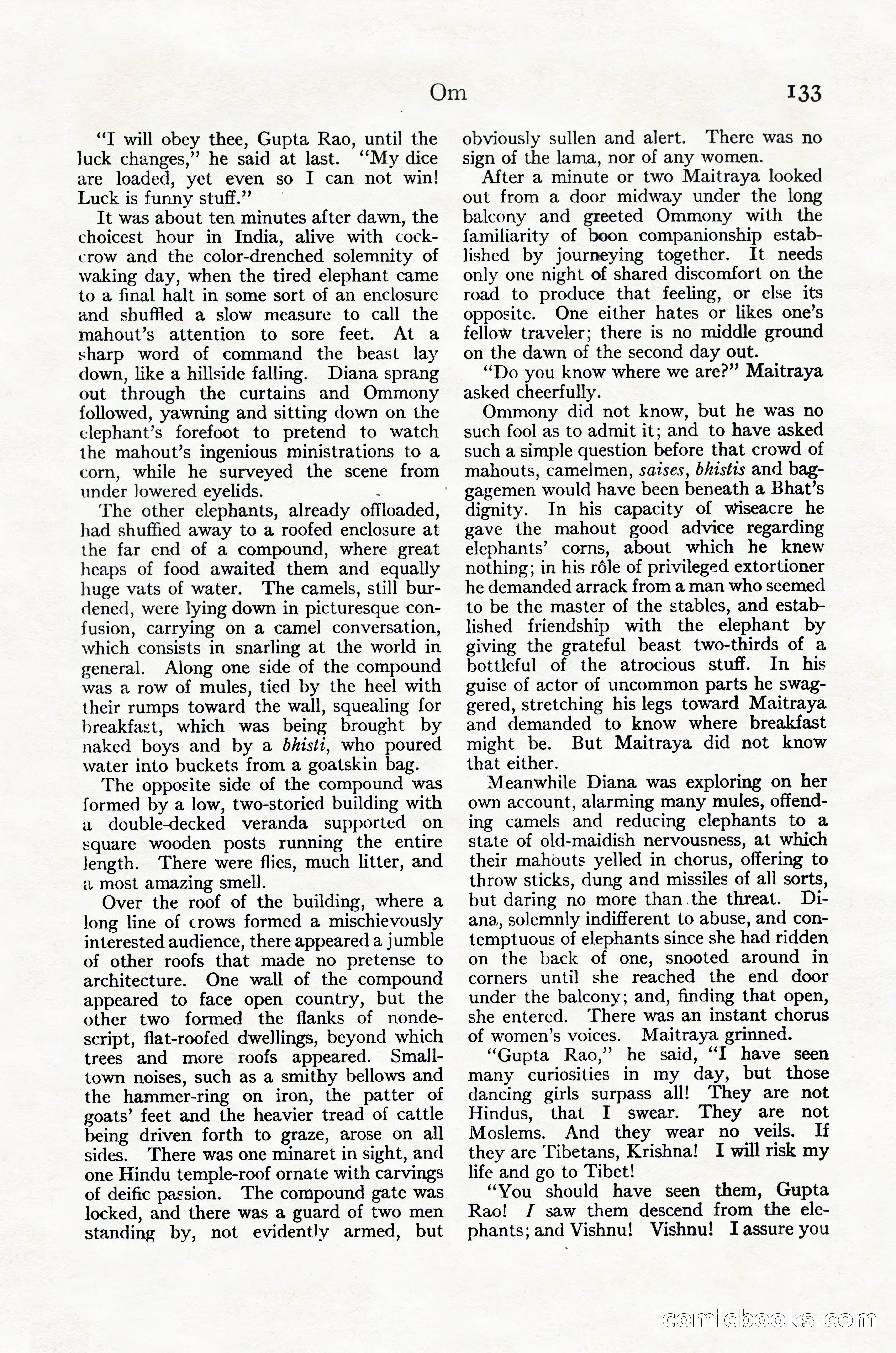 Adventure Magazine Cover, October 30, 1924 — page 143 of 204