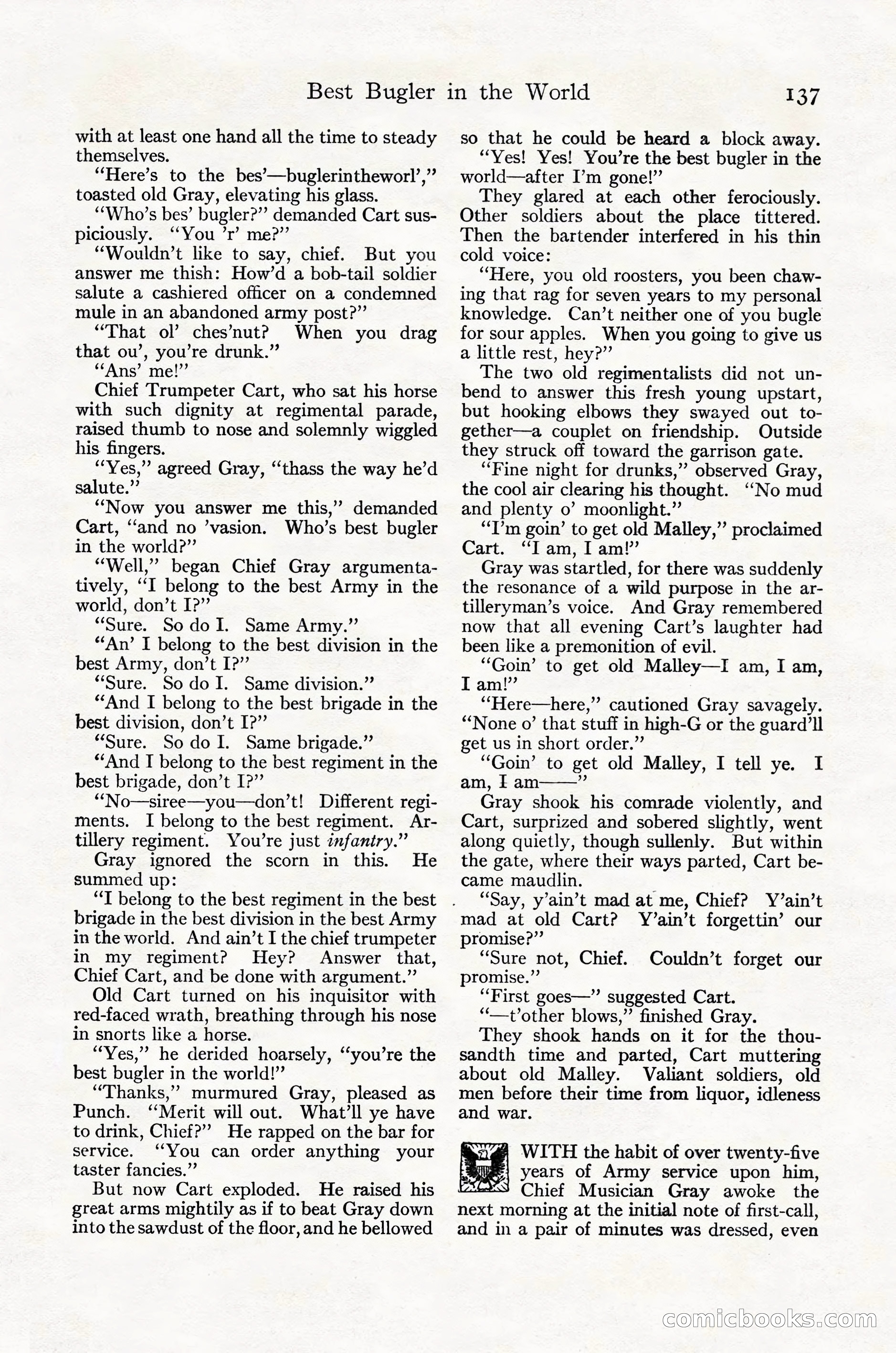 Adventure Magazine Cover, October 30, 1924 — page 147 of 204