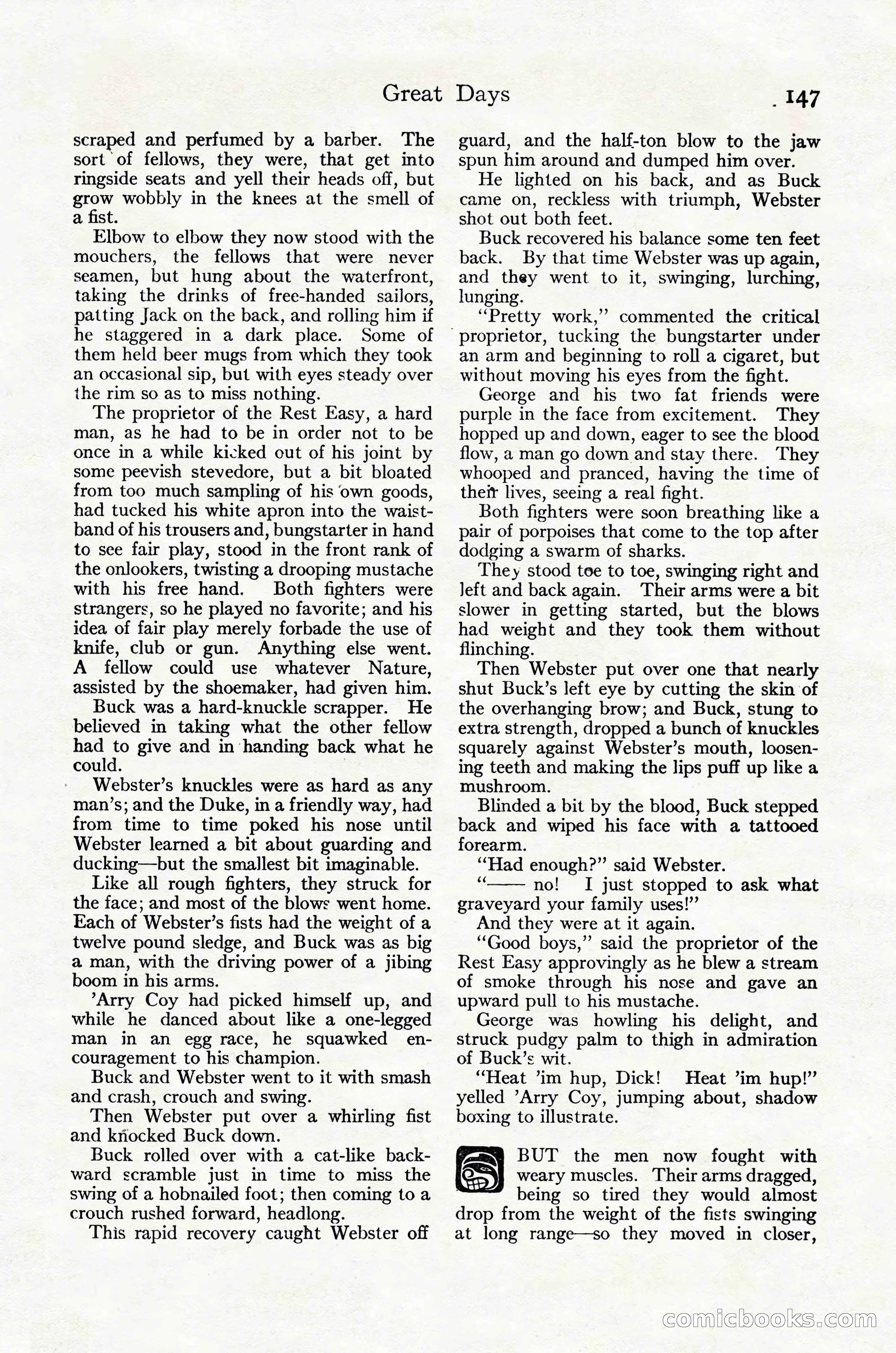 Adventure Magazine Cover, October 30, 1924 — page 157 of 204