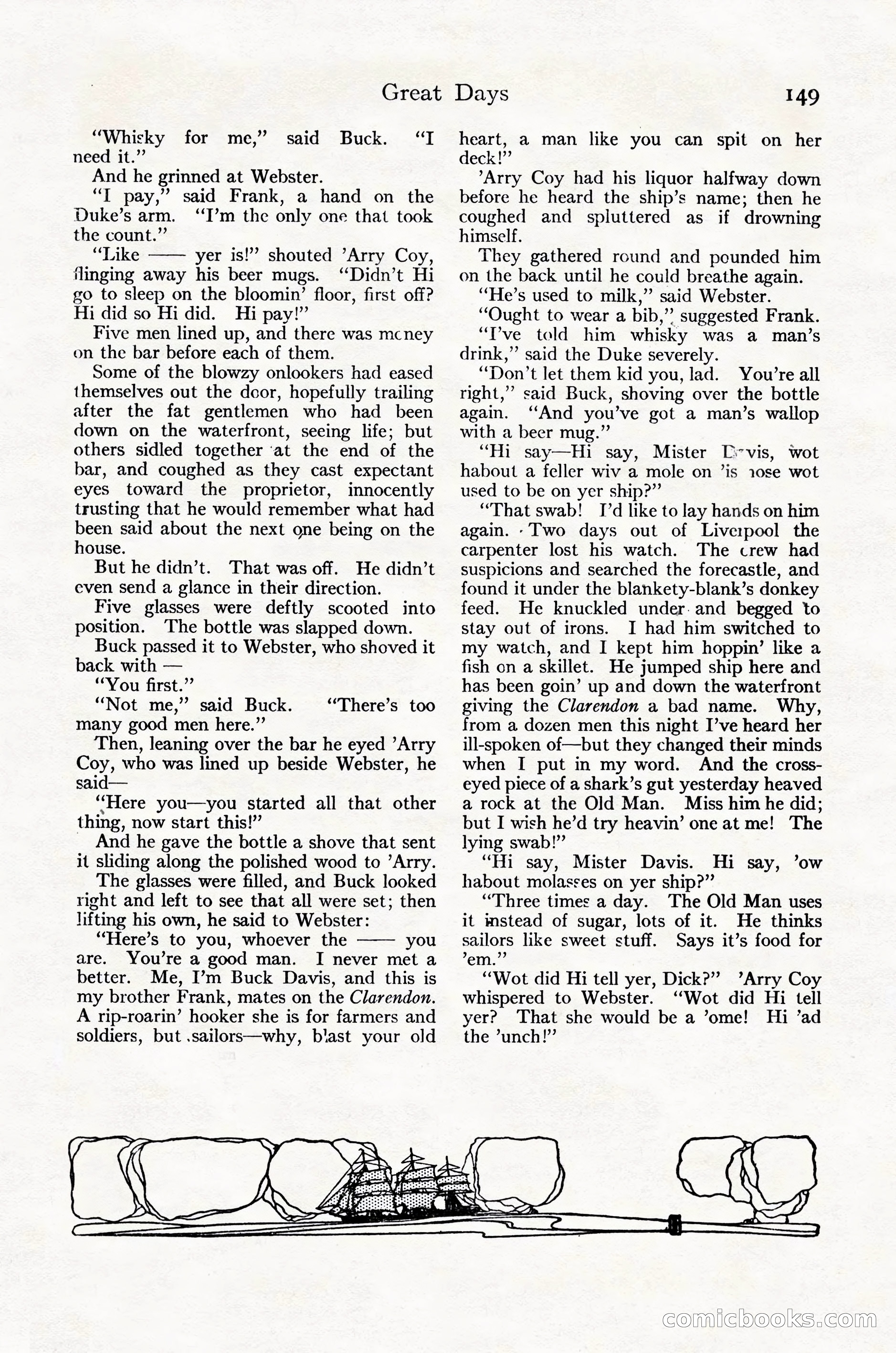Adventure Magazine Cover, October 30, 1924 — page 159 of 204