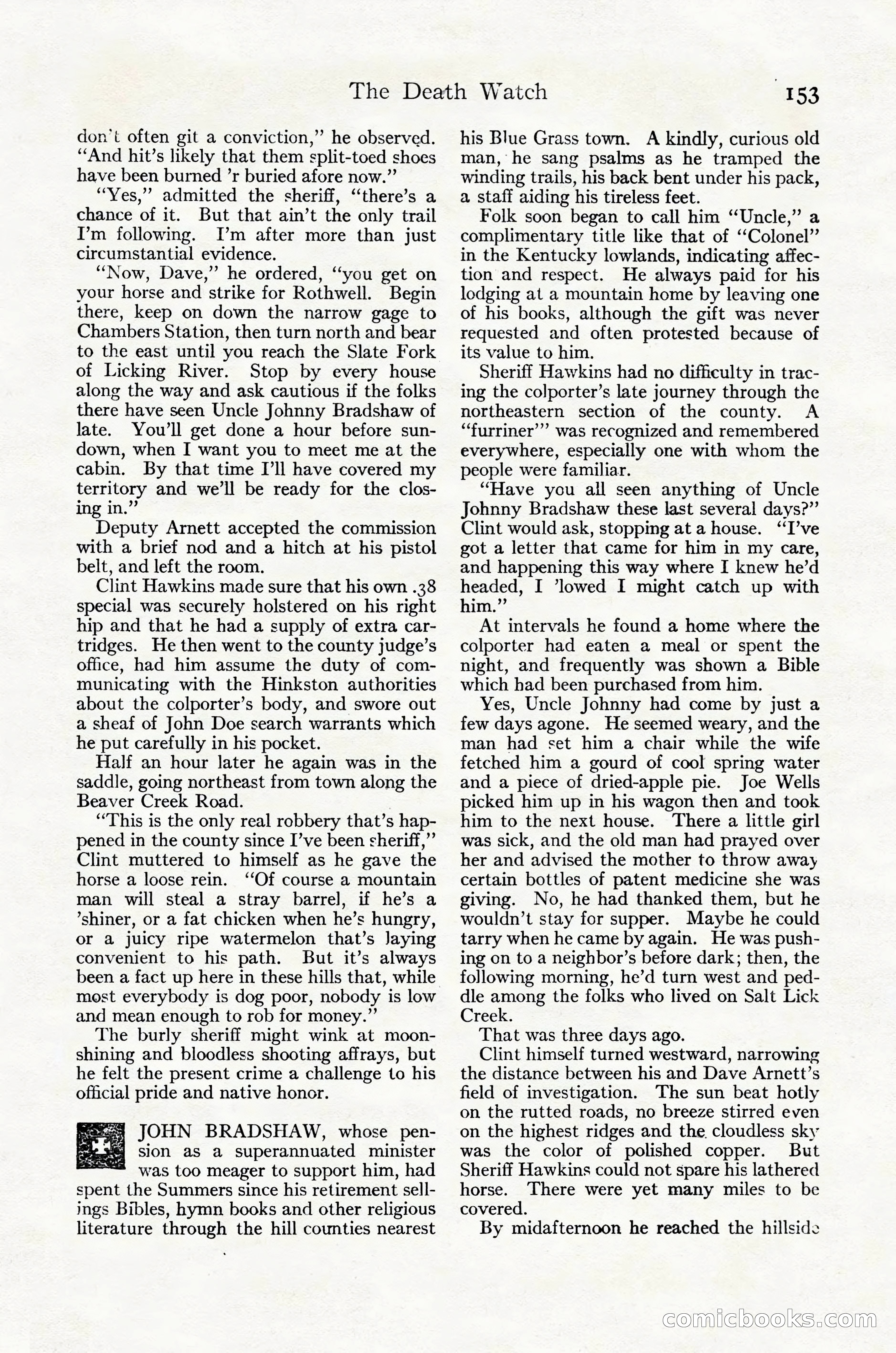 Adventure Magazine Cover, October 30, 1924 — page 163 of 204