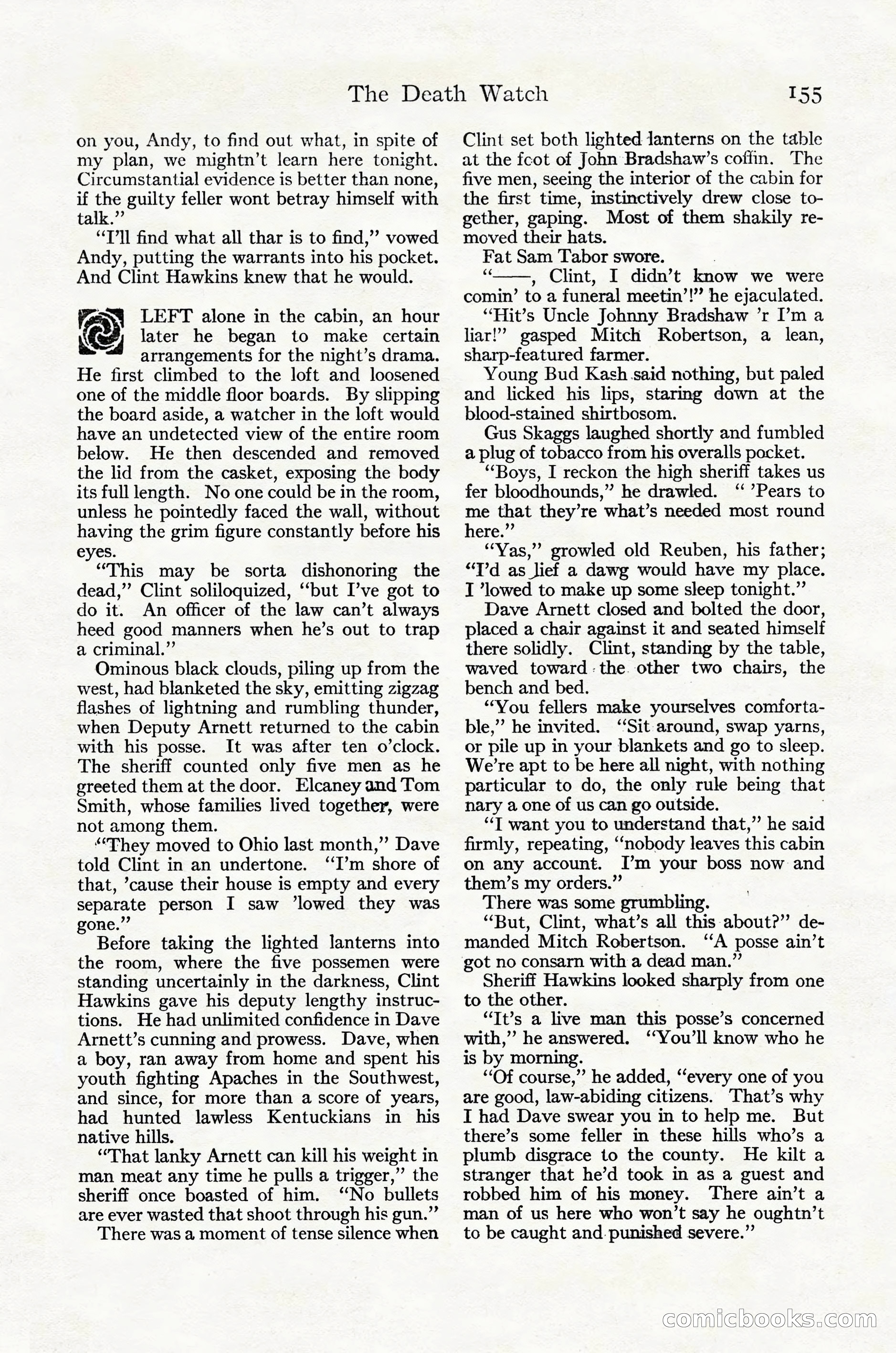 Adventure Magazine Cover, October 30, 1924 — page 165 of 204