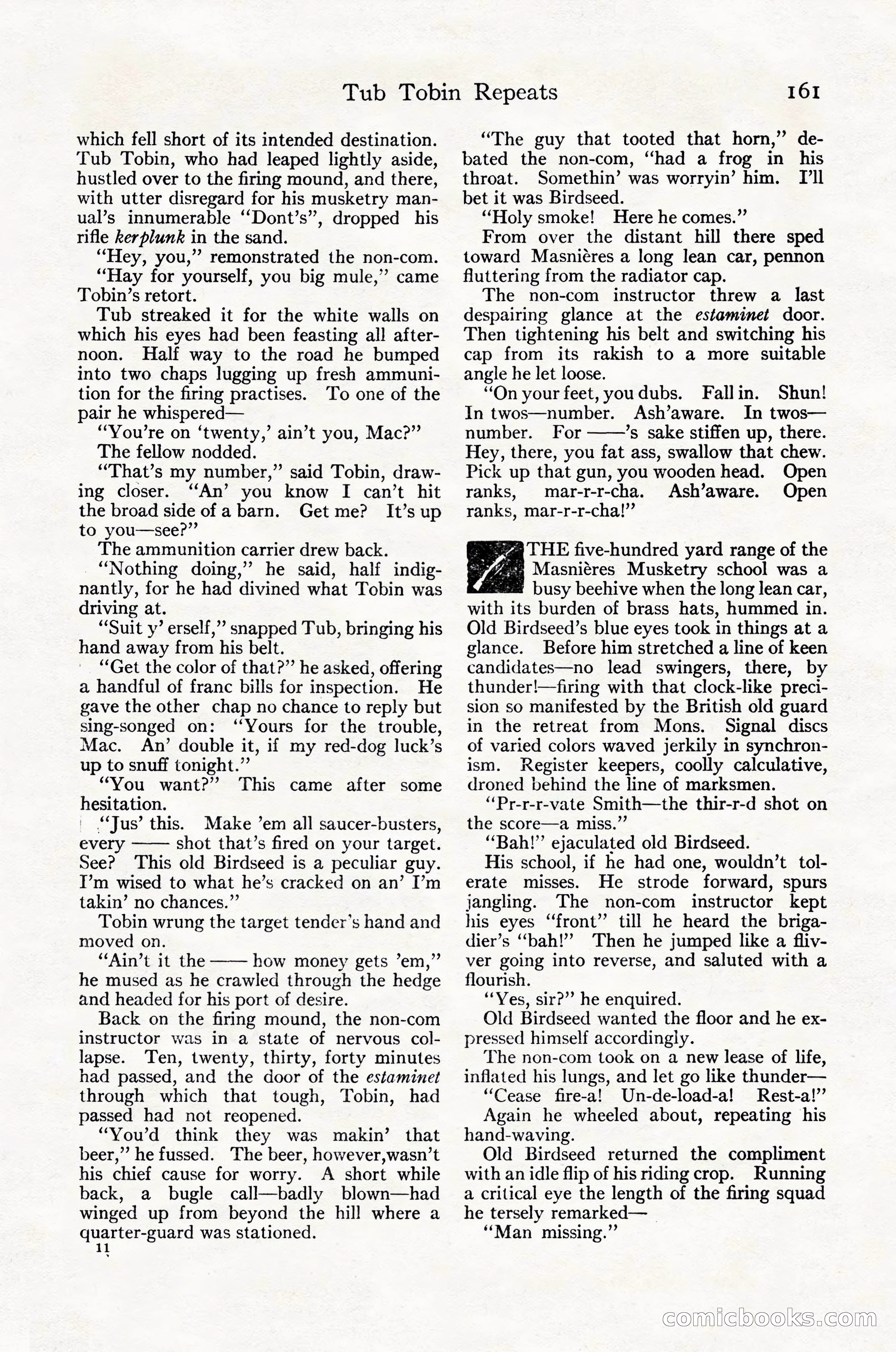 Adventure Magazine Cover, October 30, 1924 — page 171 of 204