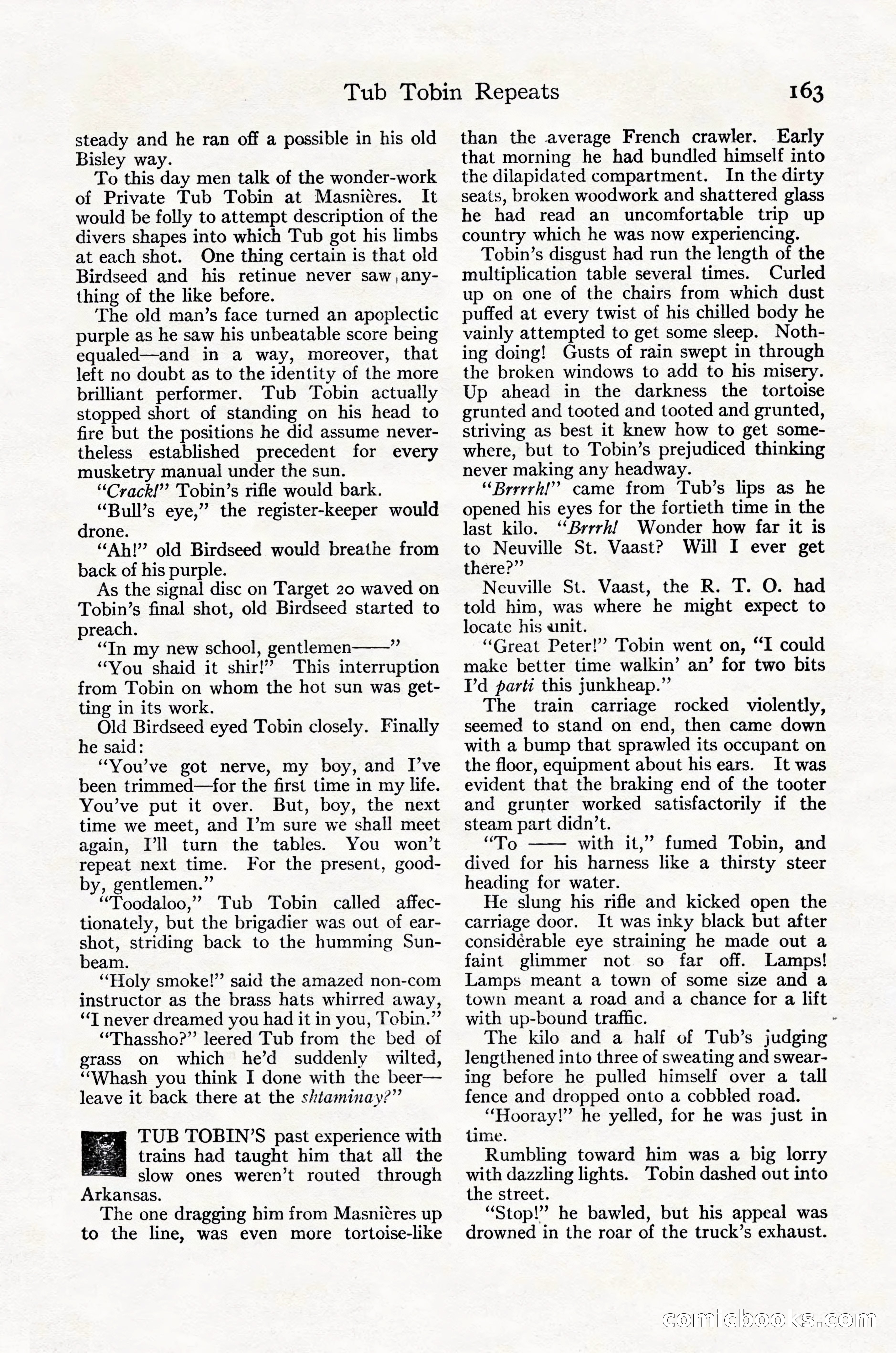 Adventure Magazine Cover, October 30, 1924 — page 173 of 204