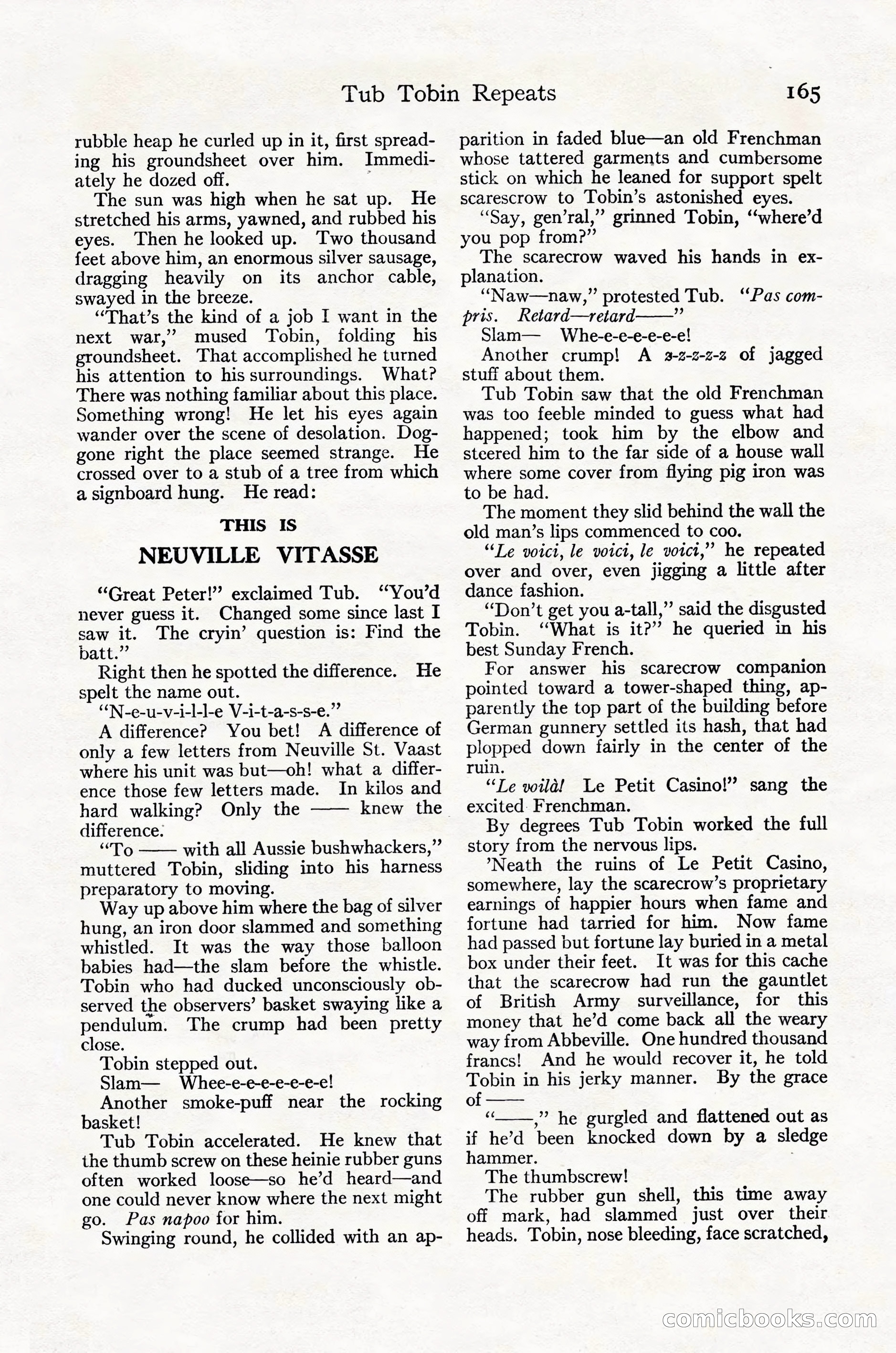 Adventure Magazine Cover, October 30, 1924 — page 175 of 204