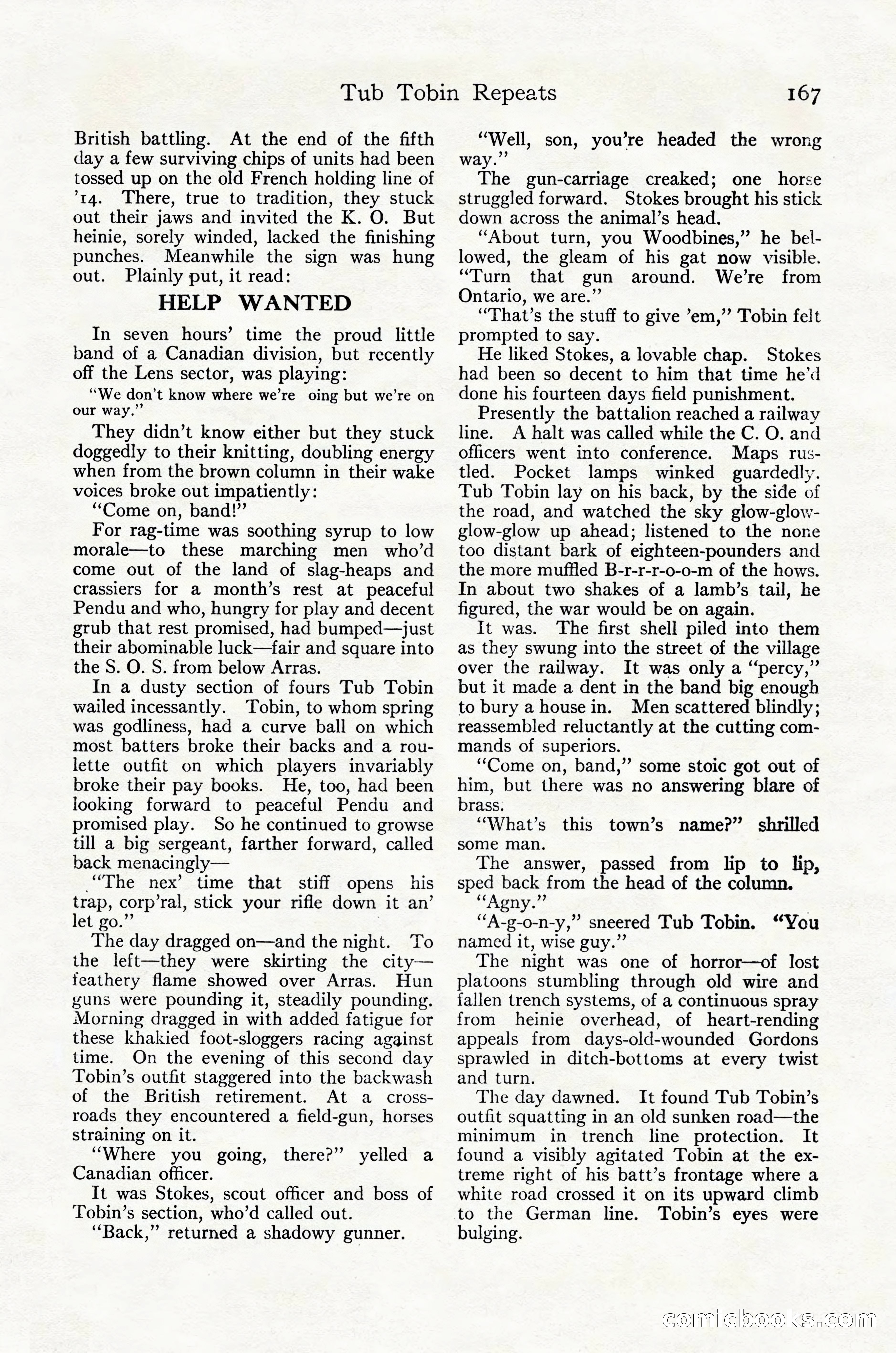 Adventure Magazine Cover, October 30, 1924 — page 177 of 204
