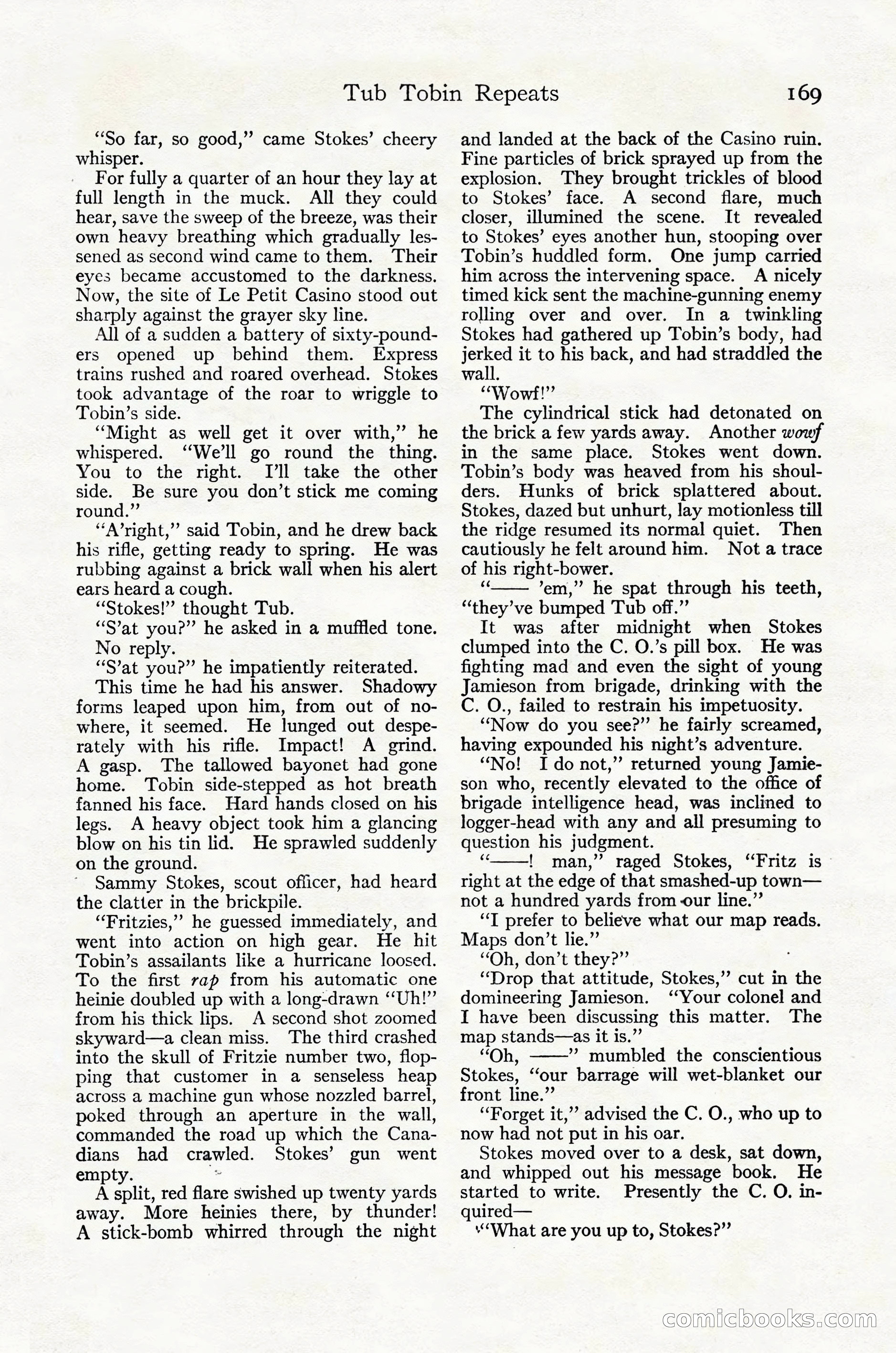 Adventure Magazine Cover, October 30, 1924 — page 179 of 204