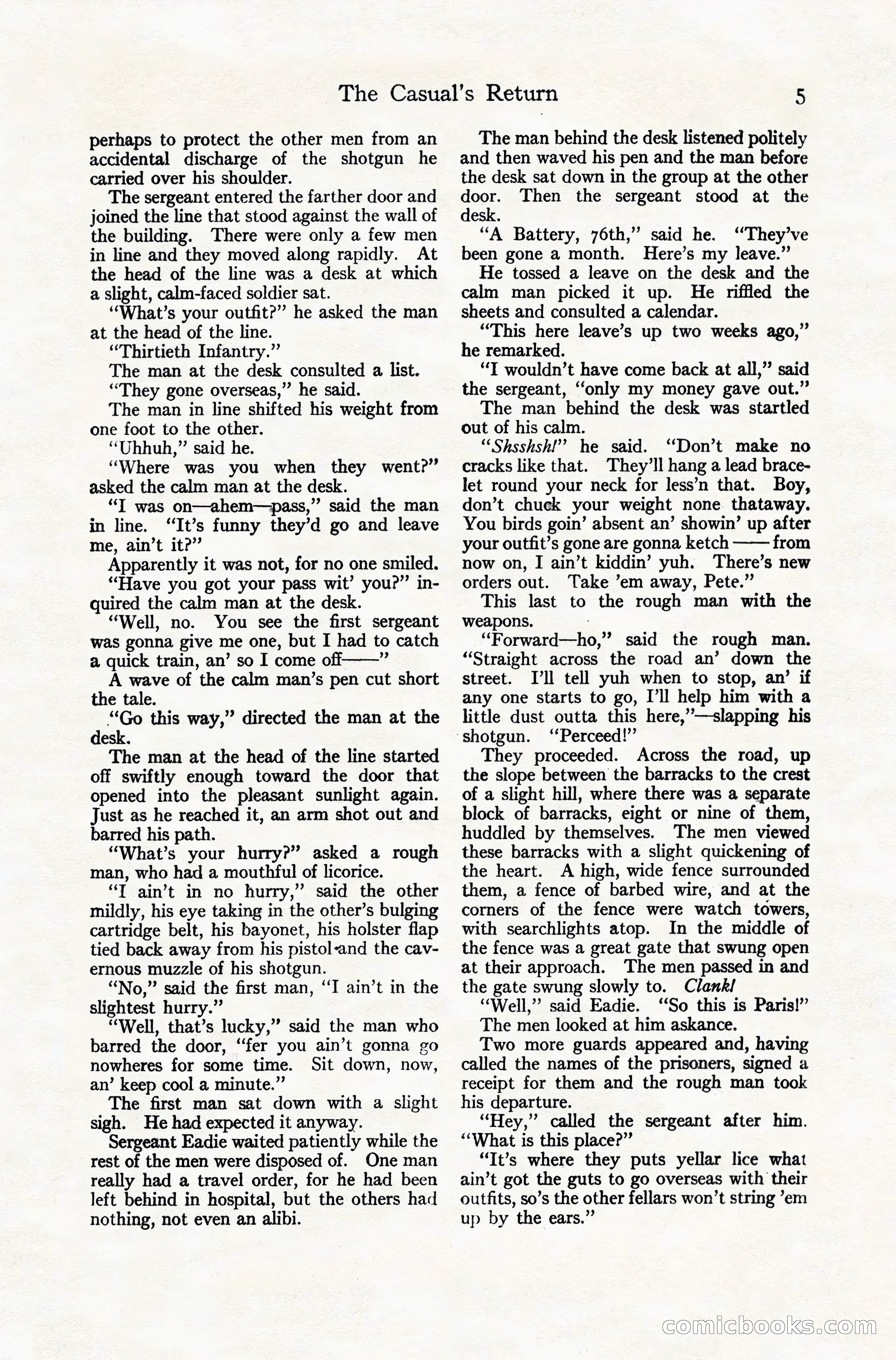 Adventure Magazine Cover, November 10, 1924 — page 7 of 194