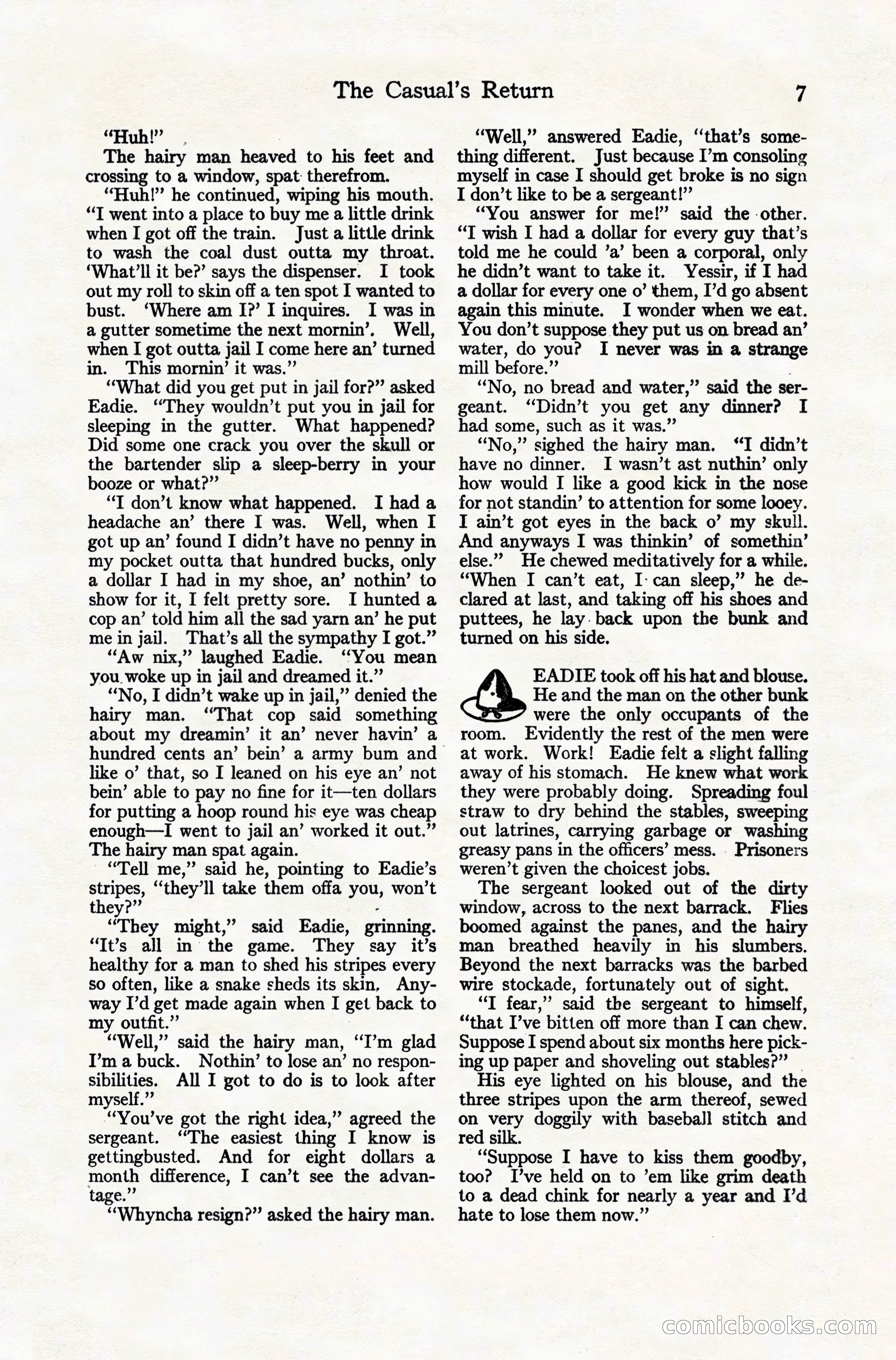 Adventure Magazine Cover, November 10, 1924 — page 9 of 194