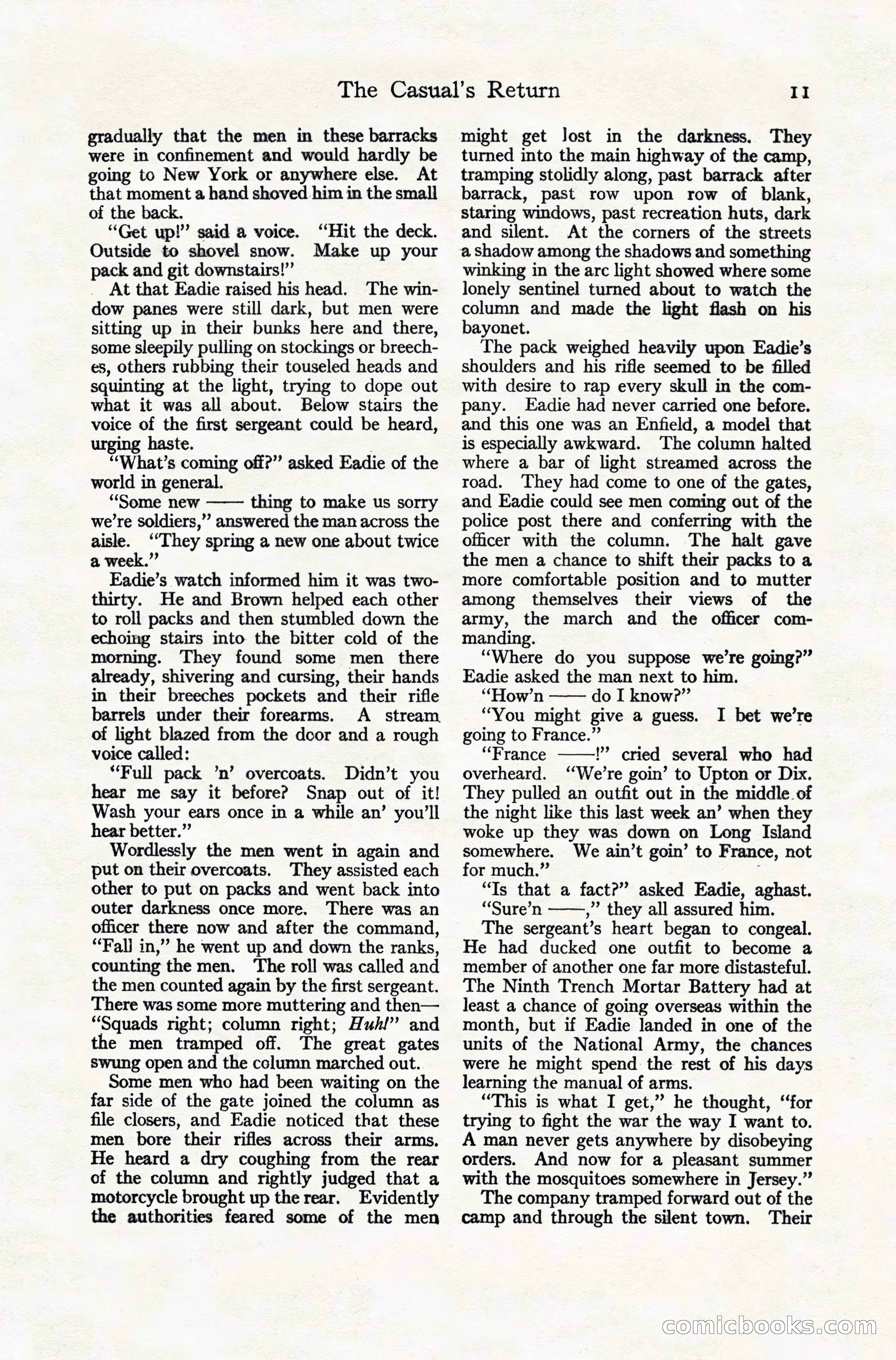 Adventure Magazine Cover, November 10, 1924 — page 13 of 194