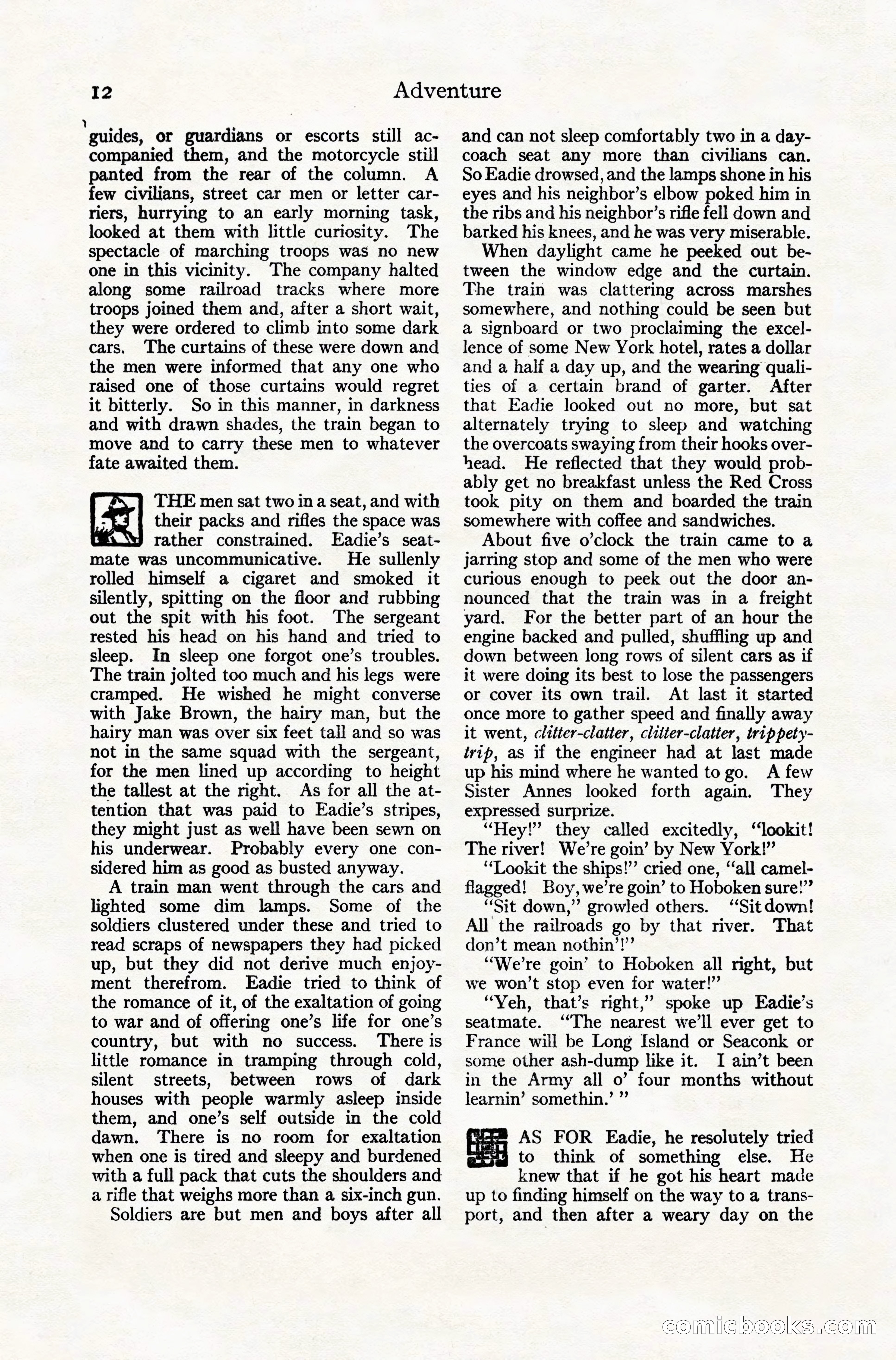 Adventure Magazine Cover, November 10, 1924 — page 14 of 194