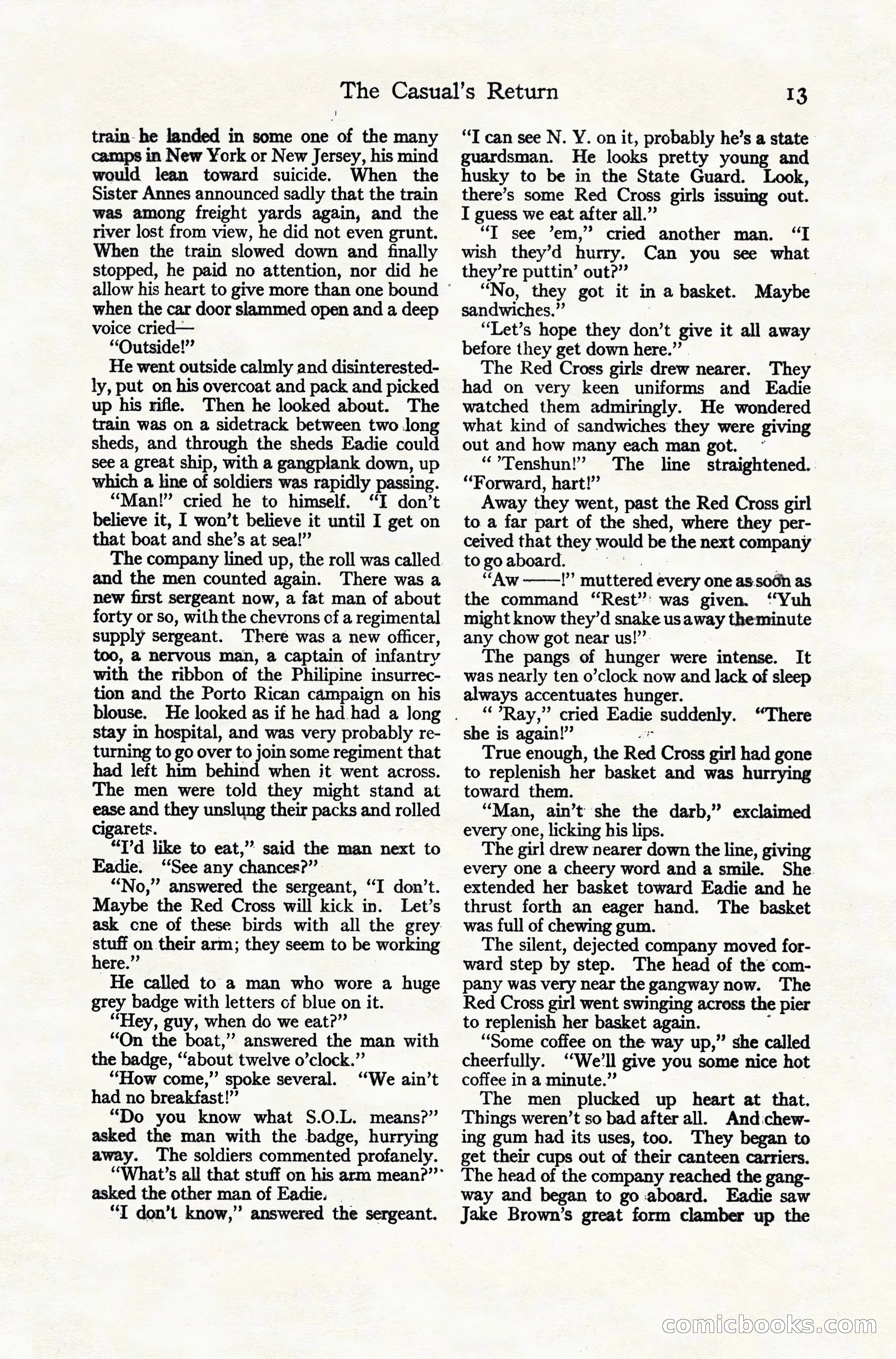 Adventure Magazine Cover, November 10, 1924 — page 15 of 194
