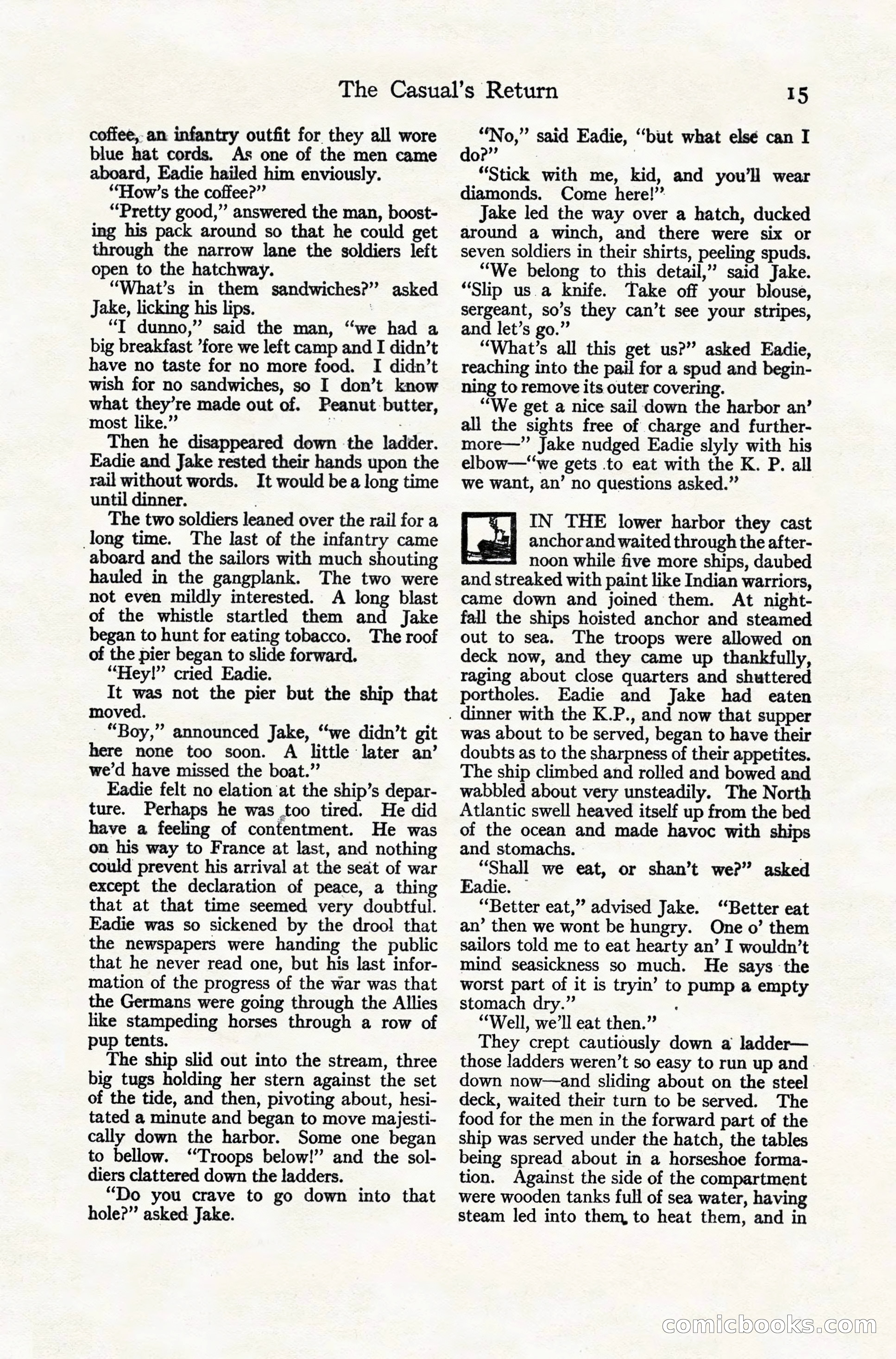 Adventure Magazine Cover, November 10, 1924 — page 17 of 194