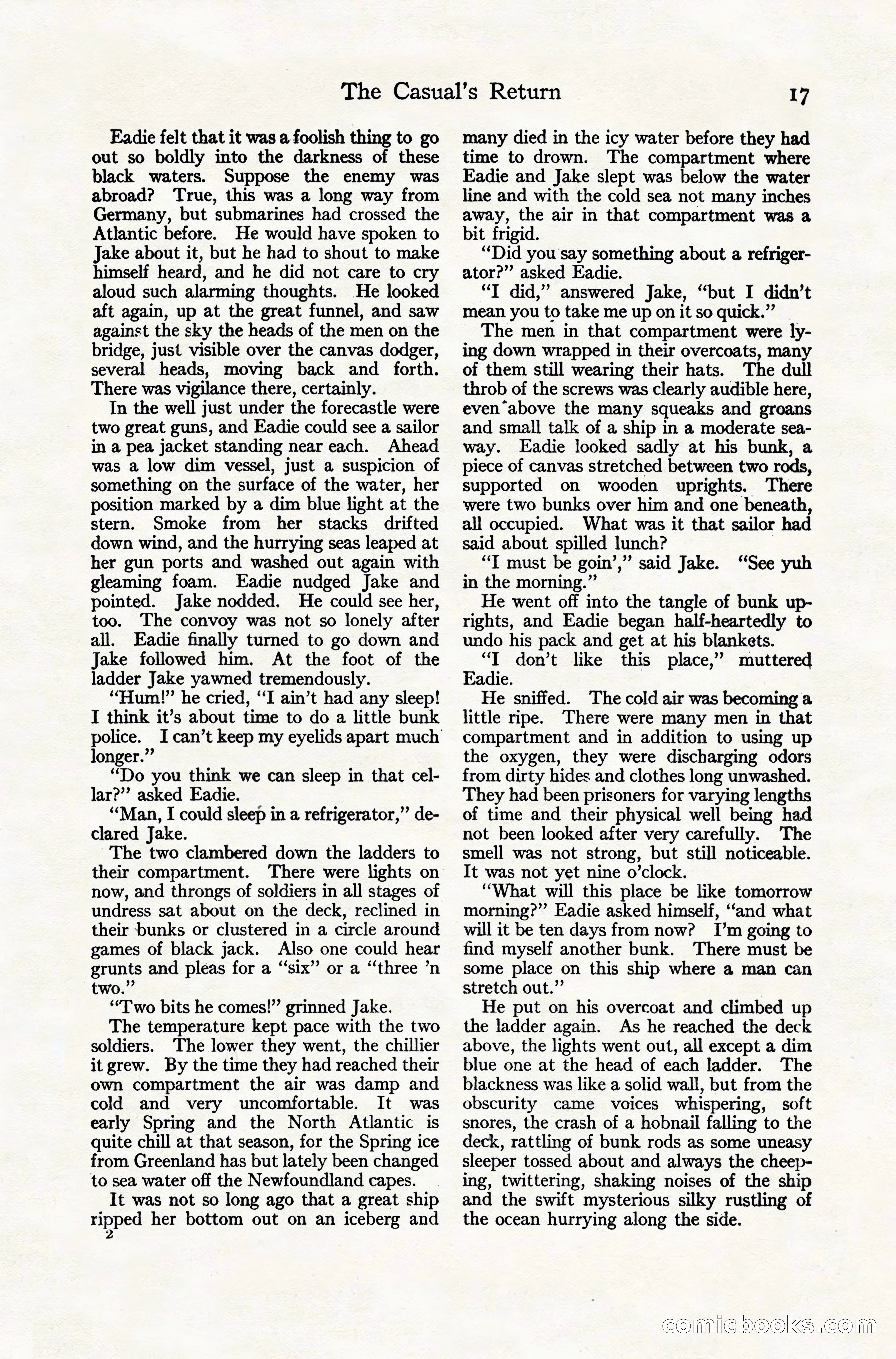 Adventure Magazine Cover, November 10, 1924 — page 19 of 194