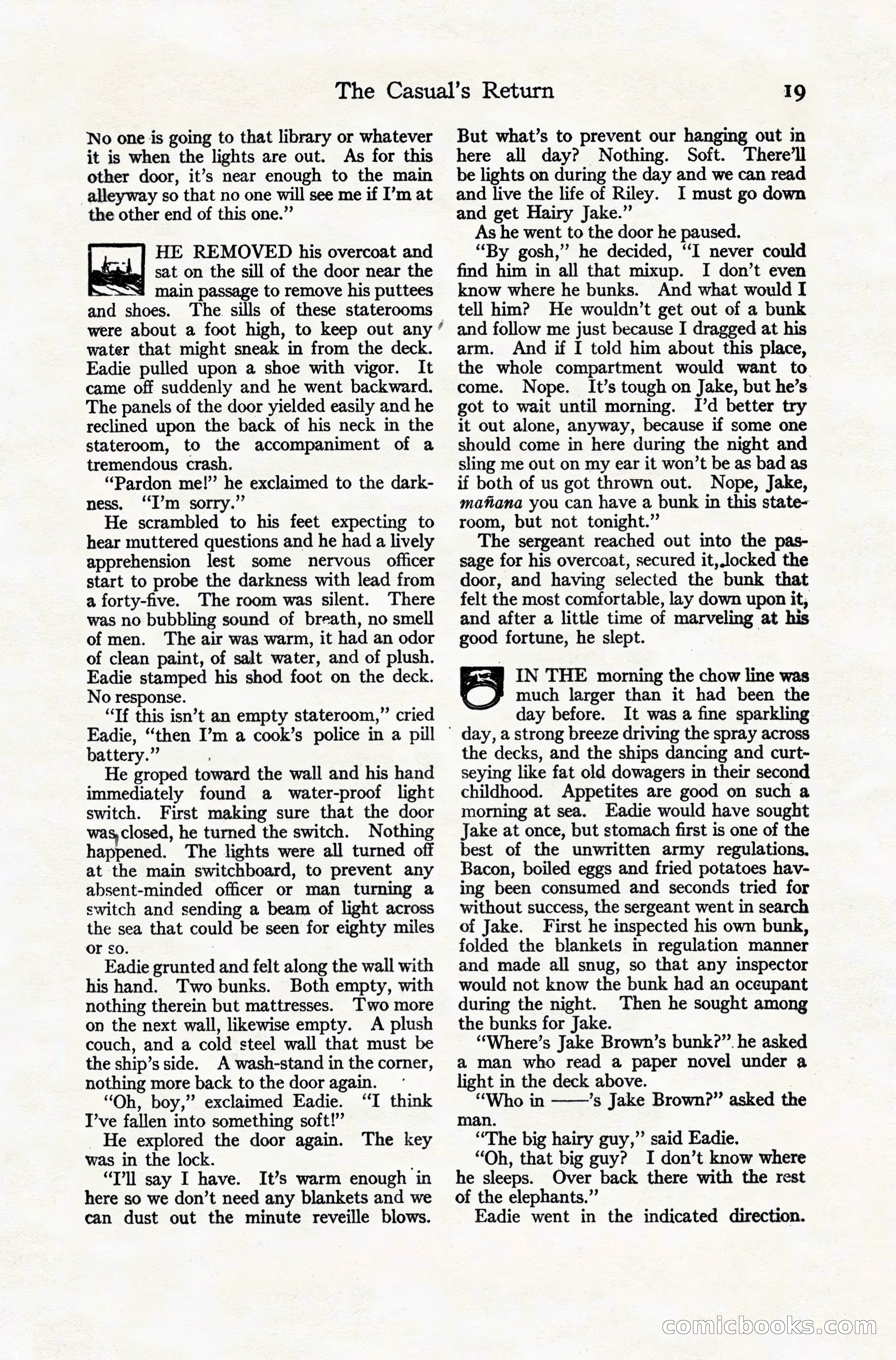 Adventure Magazine Cover, November 10, 1924 — page 21 of 194