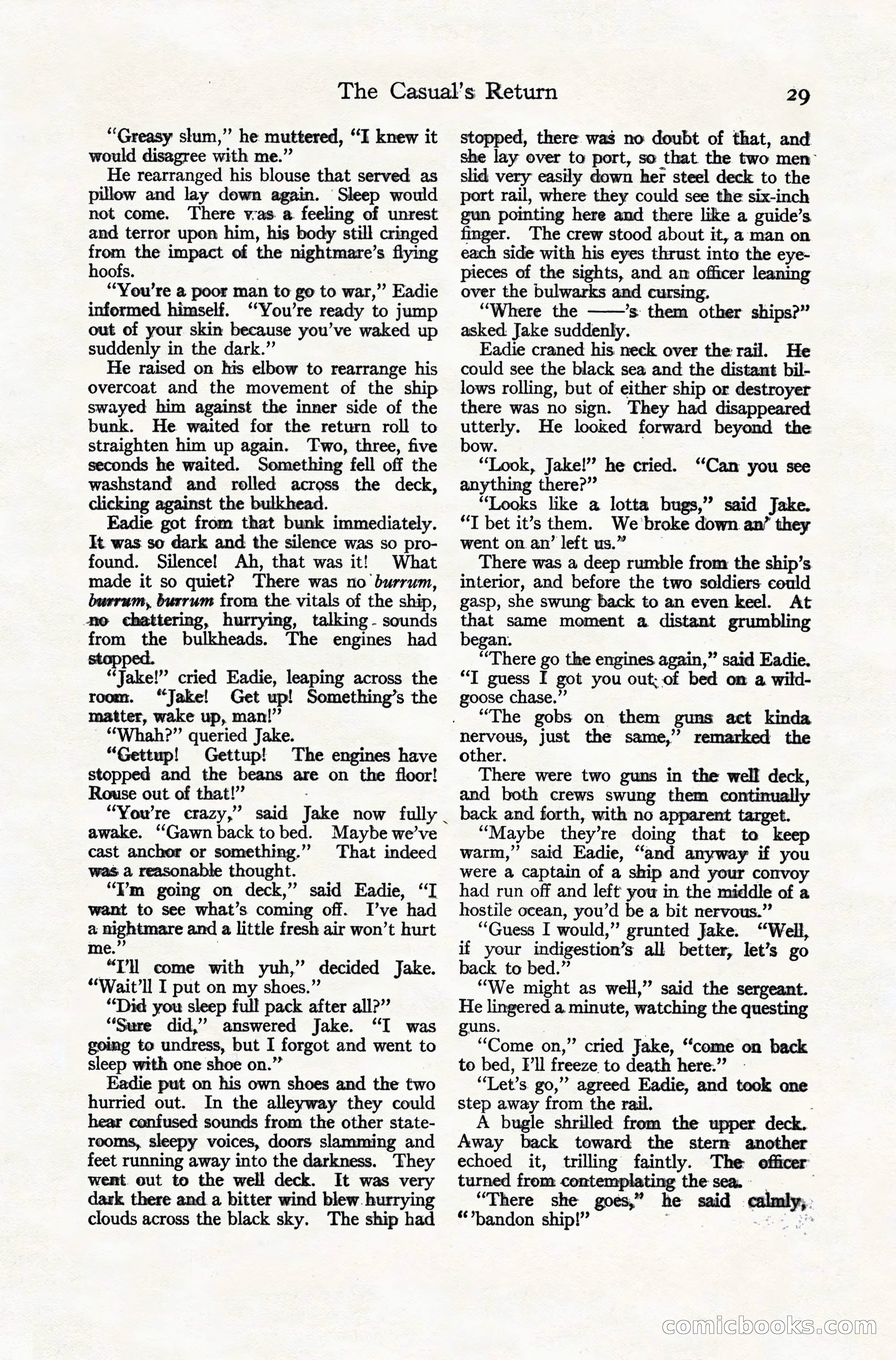 Adventure Magazine Cover, November 10, 1924 — page 31 of 194