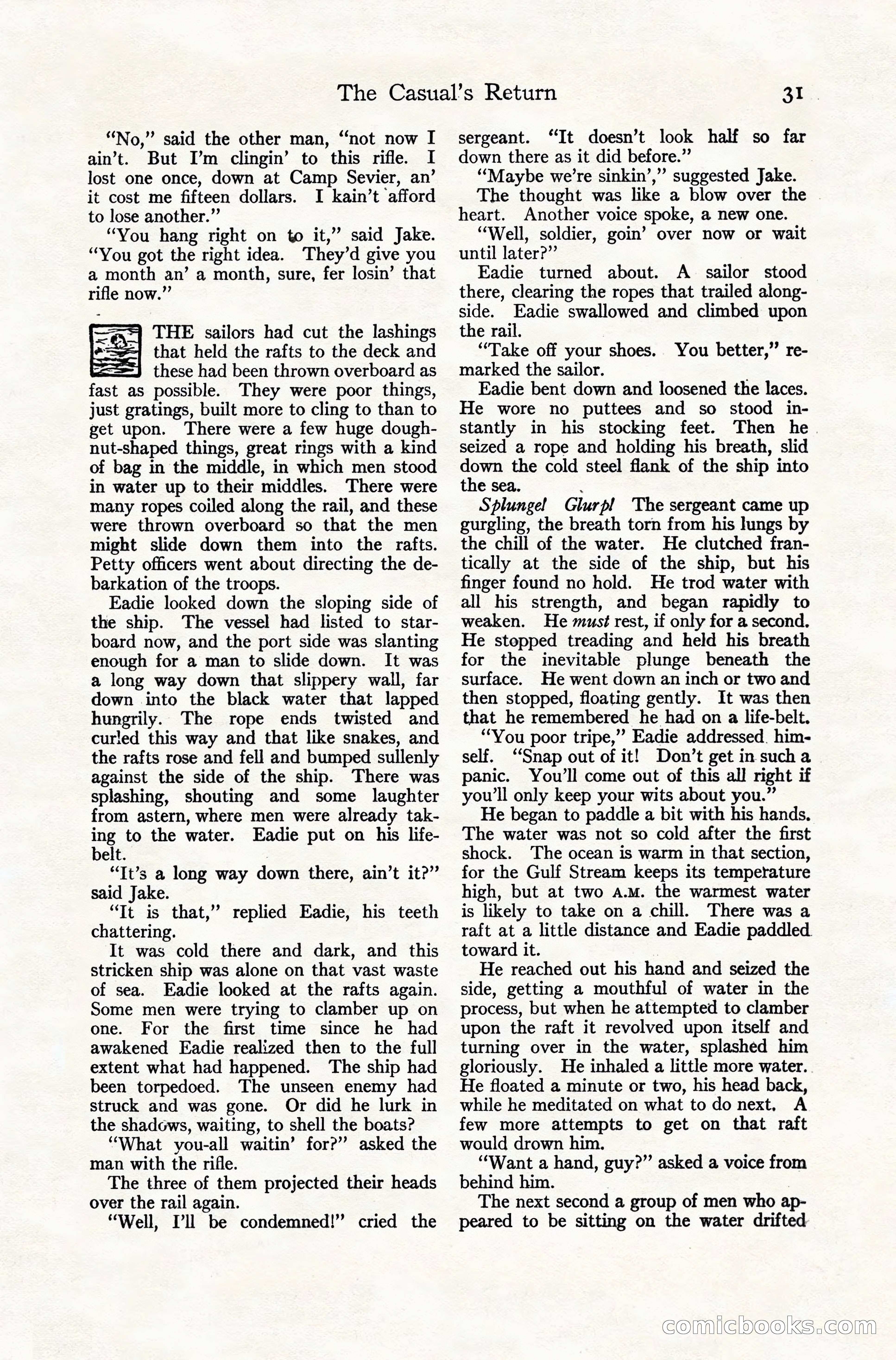 Adventure Magazine Cover, November 10, 1924 — page 33 of 194