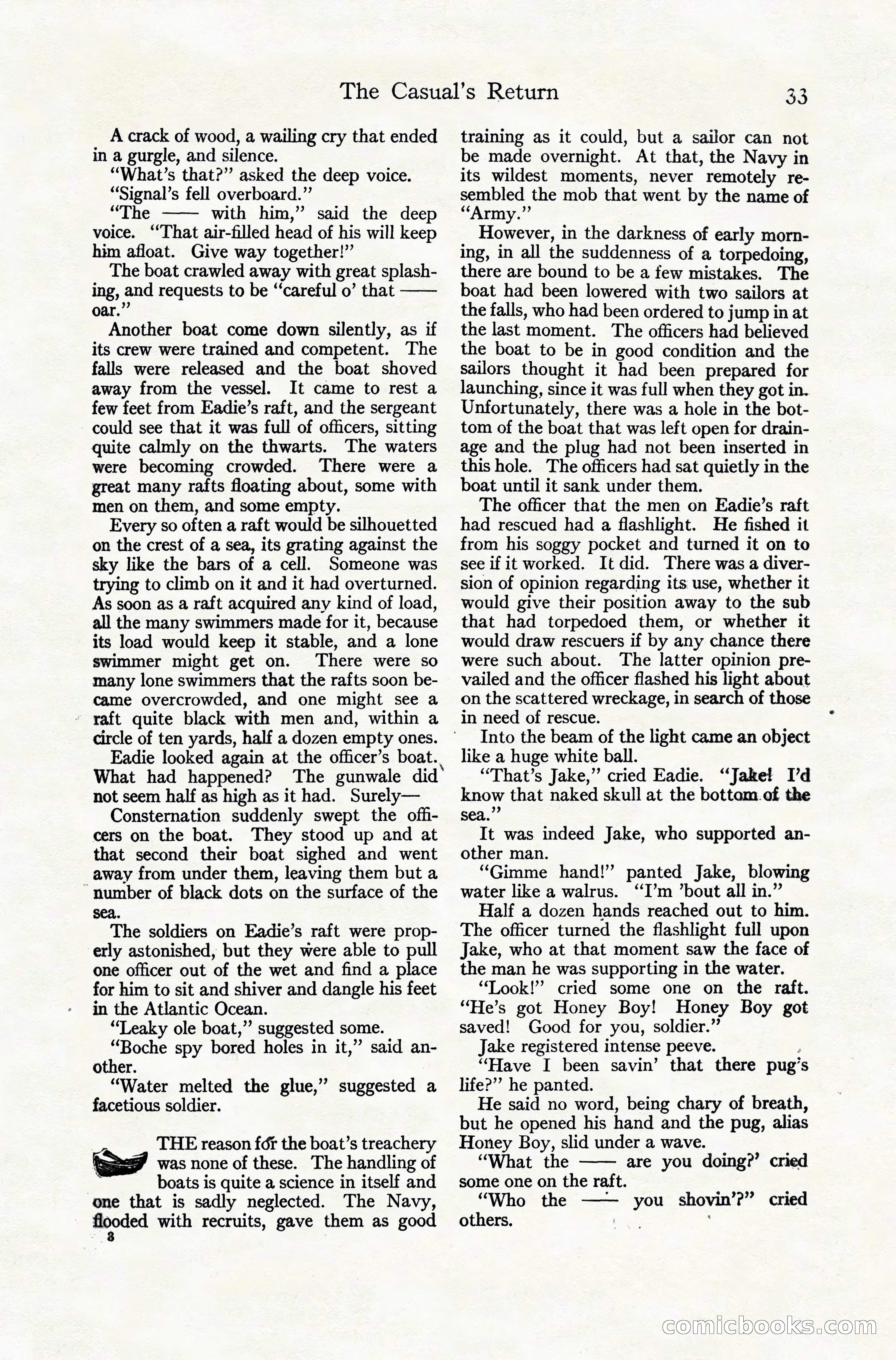 Adventure Magazine Cover, November 10, 1924 — page 35 of 194
