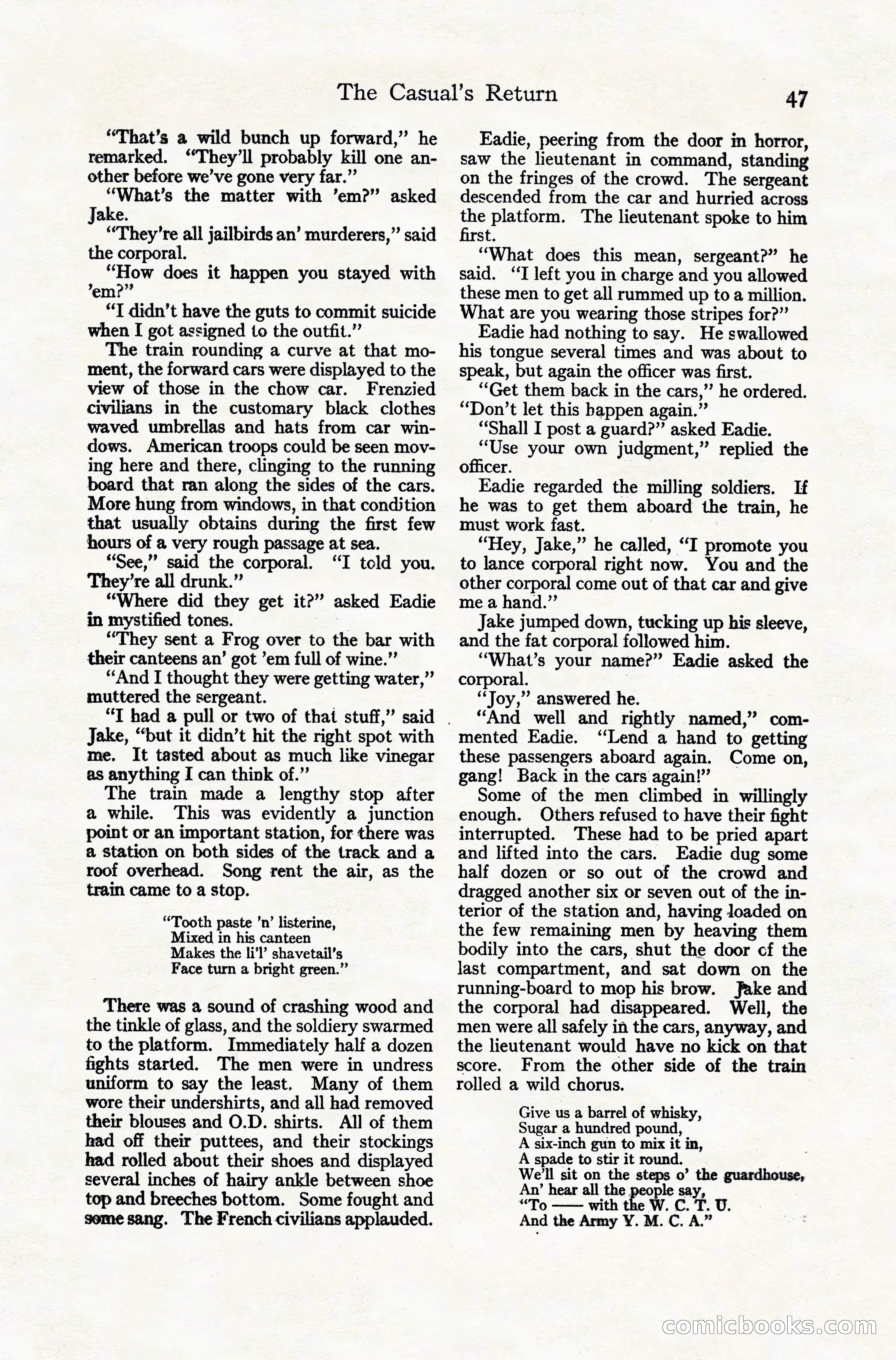 Adventure Magazine Cover, November 10, 1924 — page 49 of 194