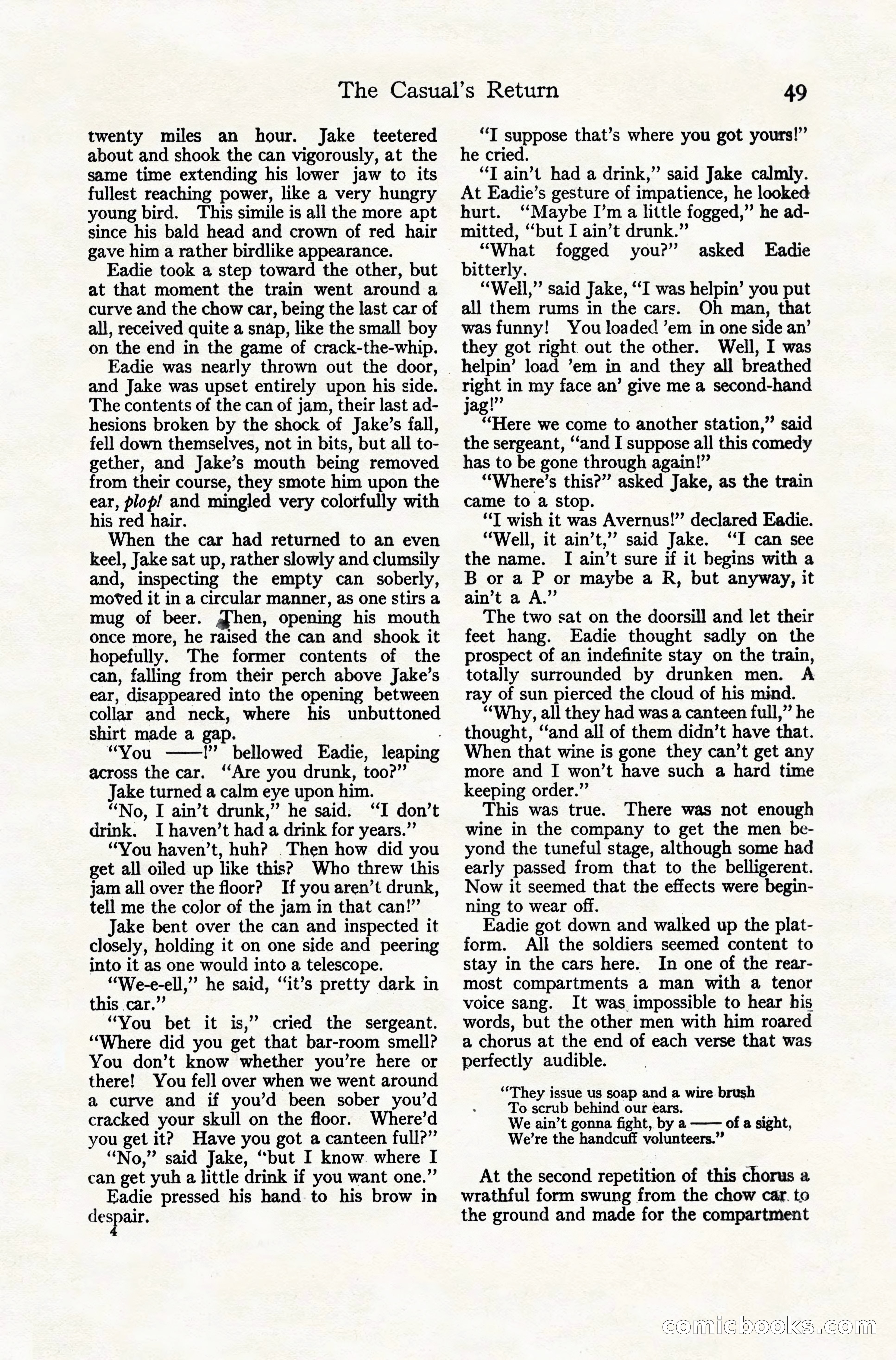 Adventure Magazine Cover, November 10, 1924 — page 51 of 194